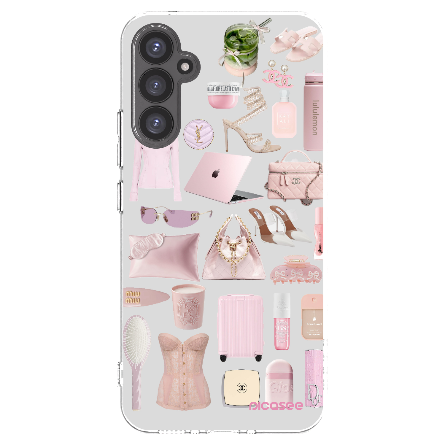 Picasee átlátszó szilikon tok az alábbi mobiltelefonokra Samsung Galaxy A34 5G A346B - Glam Babe