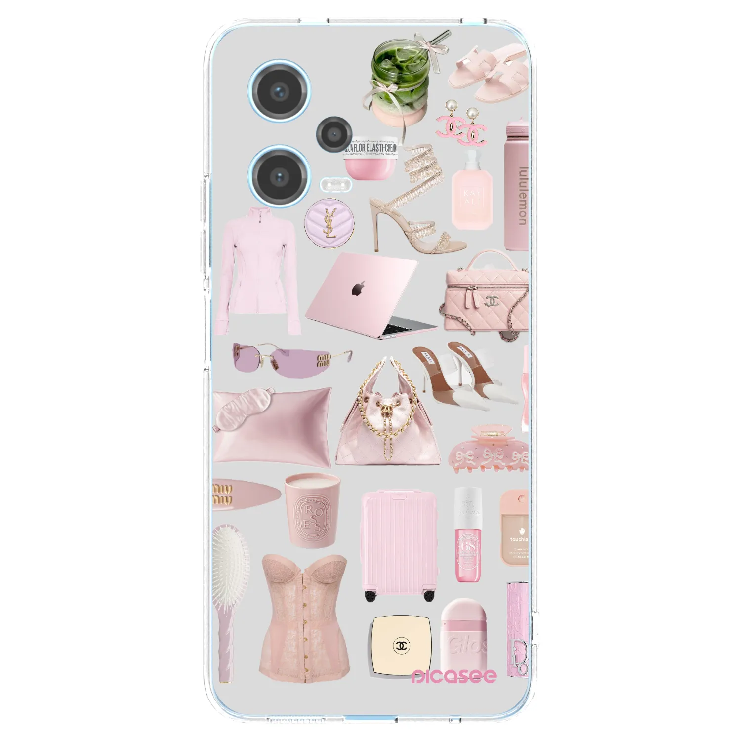 Picasee átlátszó szilikon tok az alábbi mobiltelefonokra Xiaomi Redmi Note 12 5G - Glam Babe