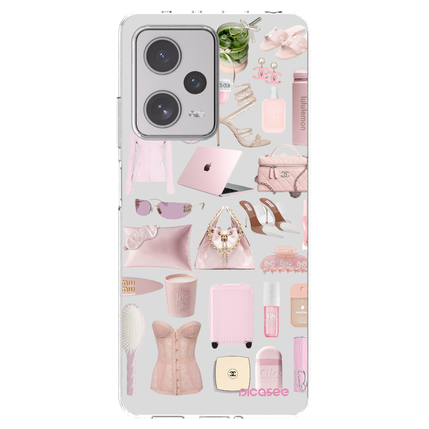 Picasee átlátszó szilikon tok az alábbi mobiltelefonokra Xiaomi Redmi Note 12 Pro+ 5G - Glam Babe