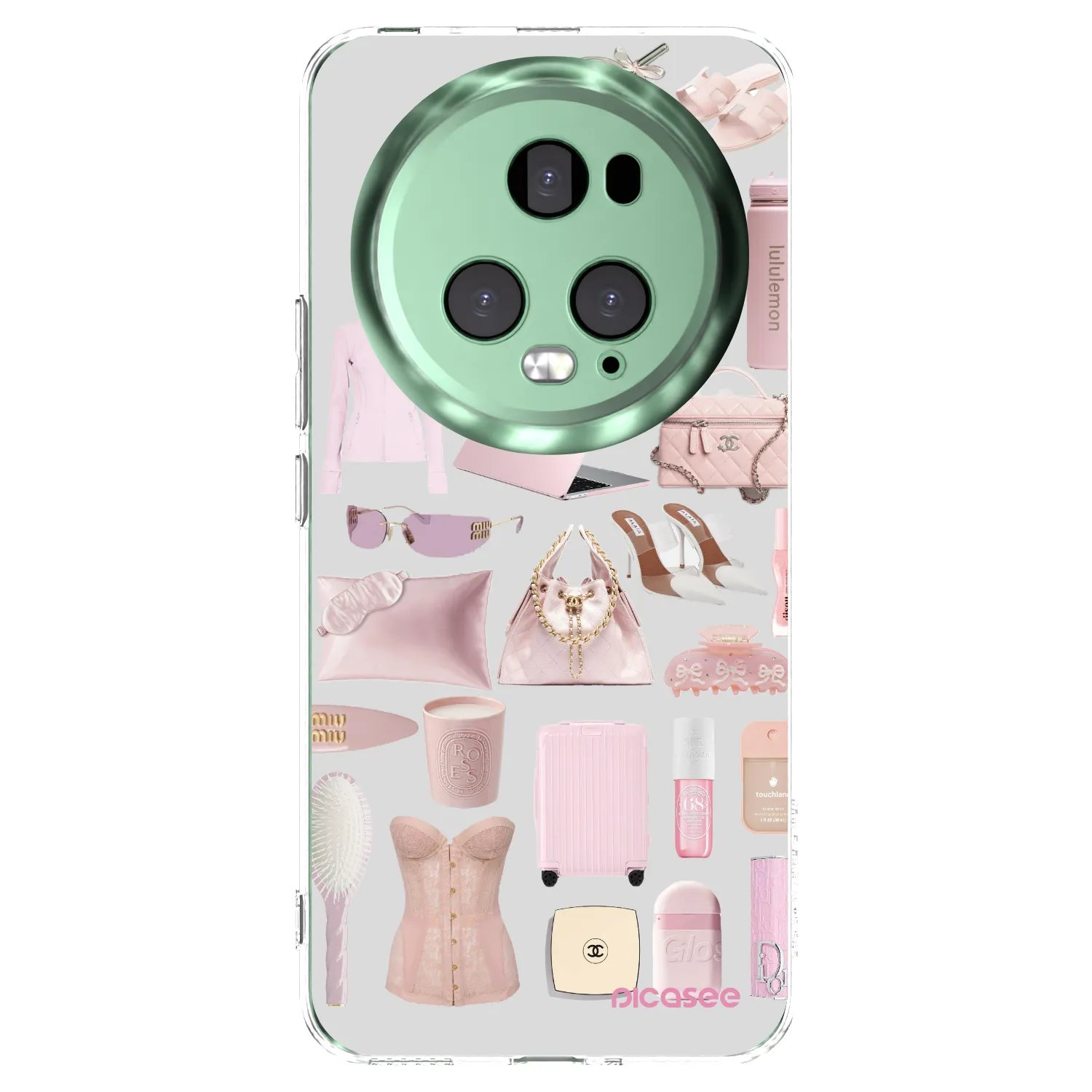 Picasee átlátszó szilikon tok az alábbi mobiltelefonokra Honor Magic5 Pro - Glam Babe