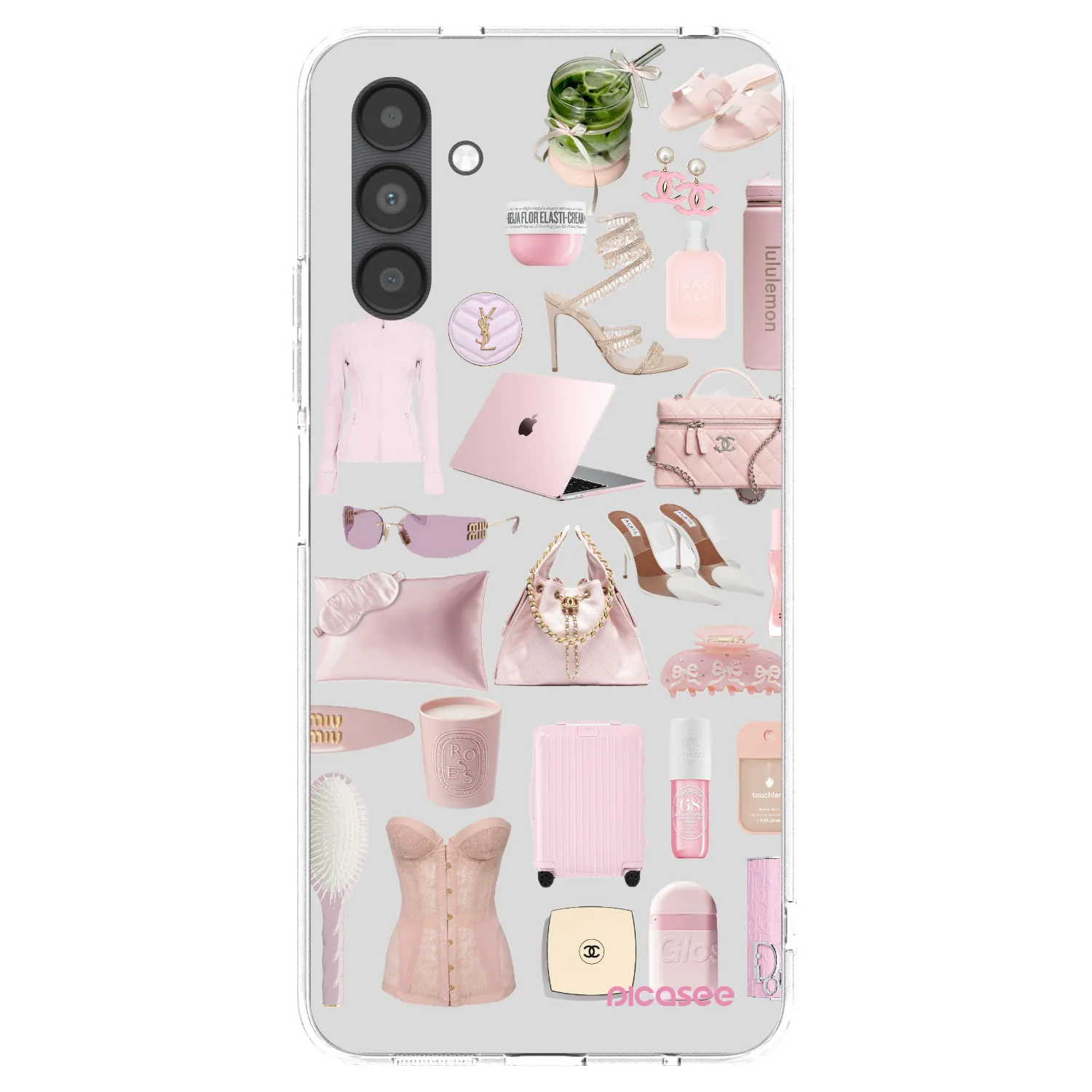Picasee átlátszó szilikon tok az alábbi mobiltelefonokra Samsung Galaxy A04s A047F - Glam Babe