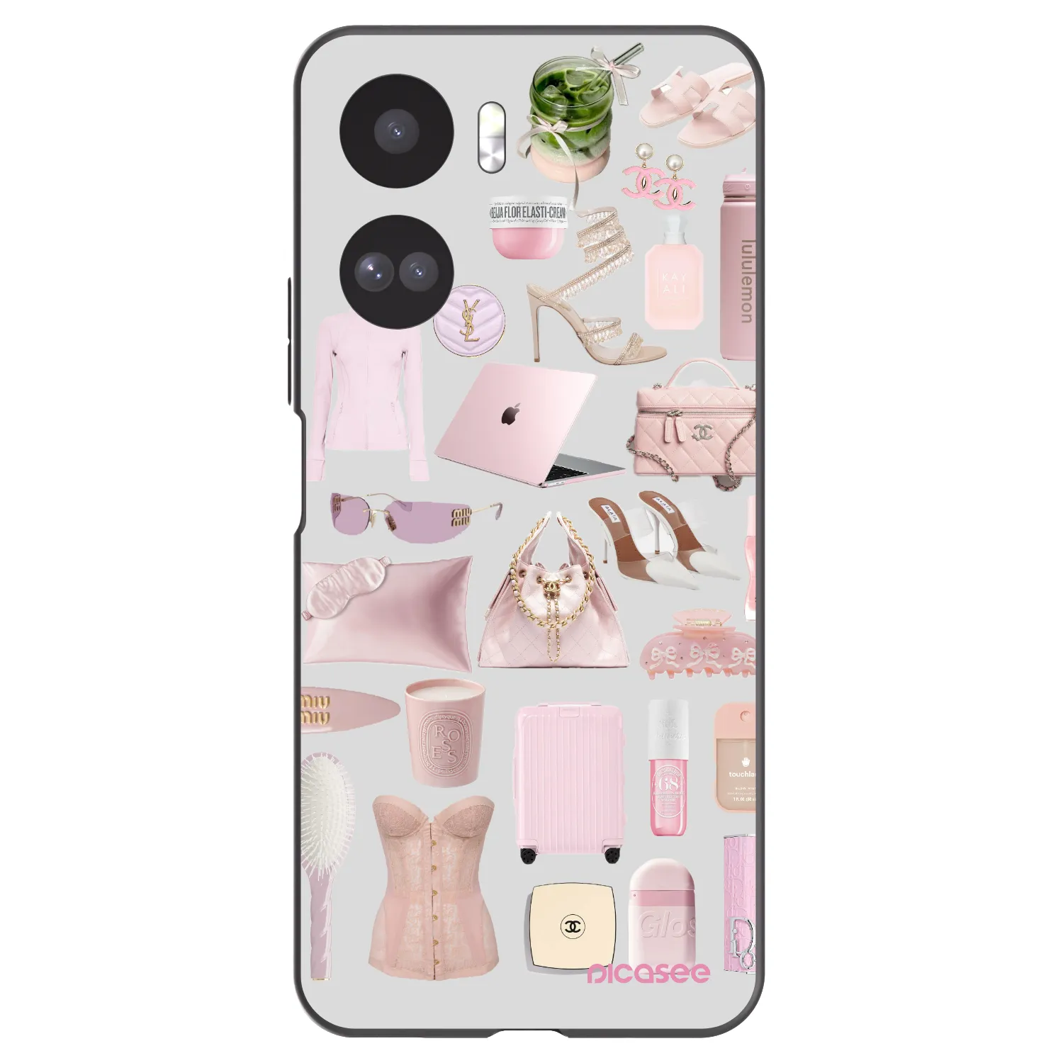 Picasee fekete szilikon tok az alábbi mobiltelefonokra Honor 90 Lite 5G - Glam Babe