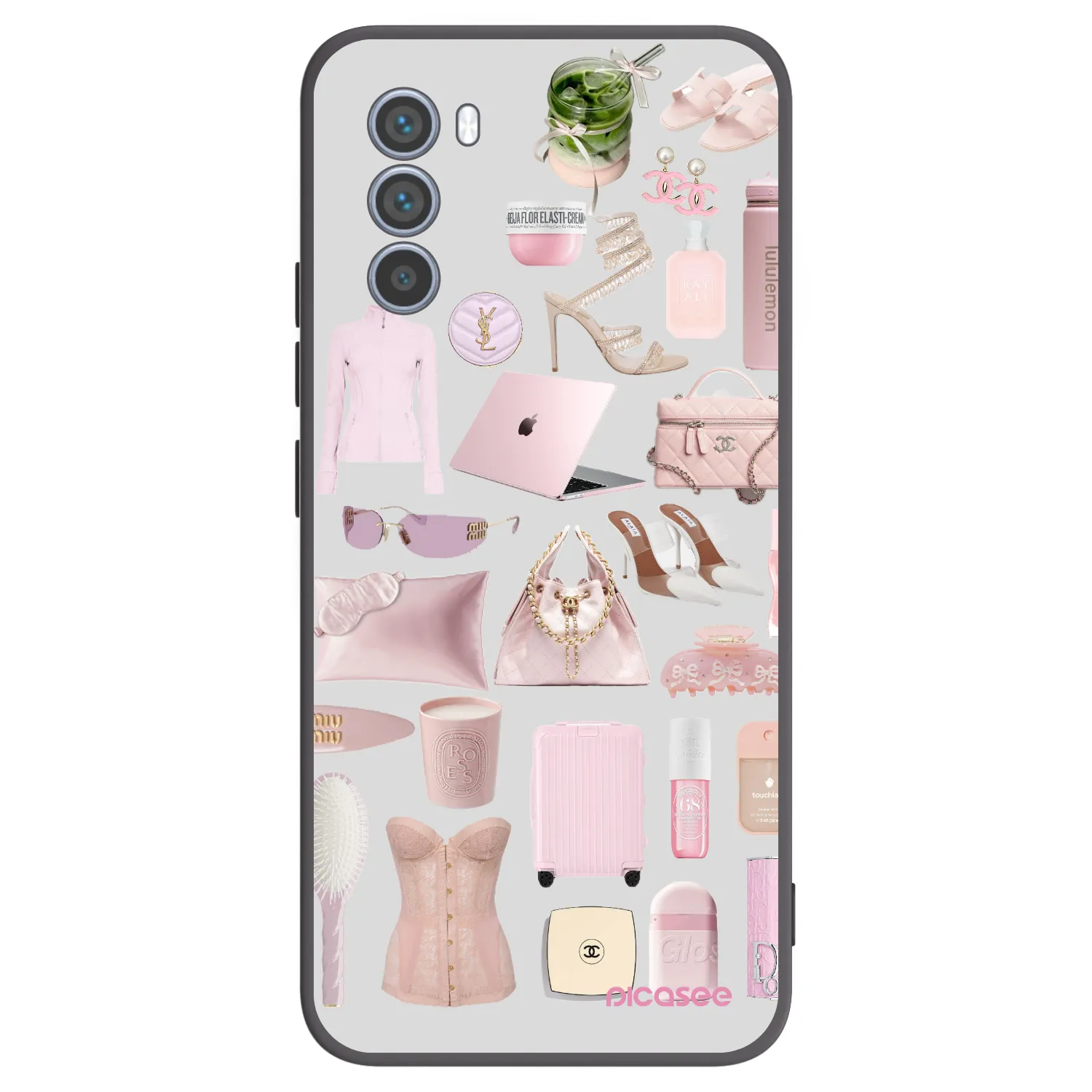 Picasee fekete szilikon tok az alábbi mobiltelefonokra Motorola Moto G62 - Glam Babe