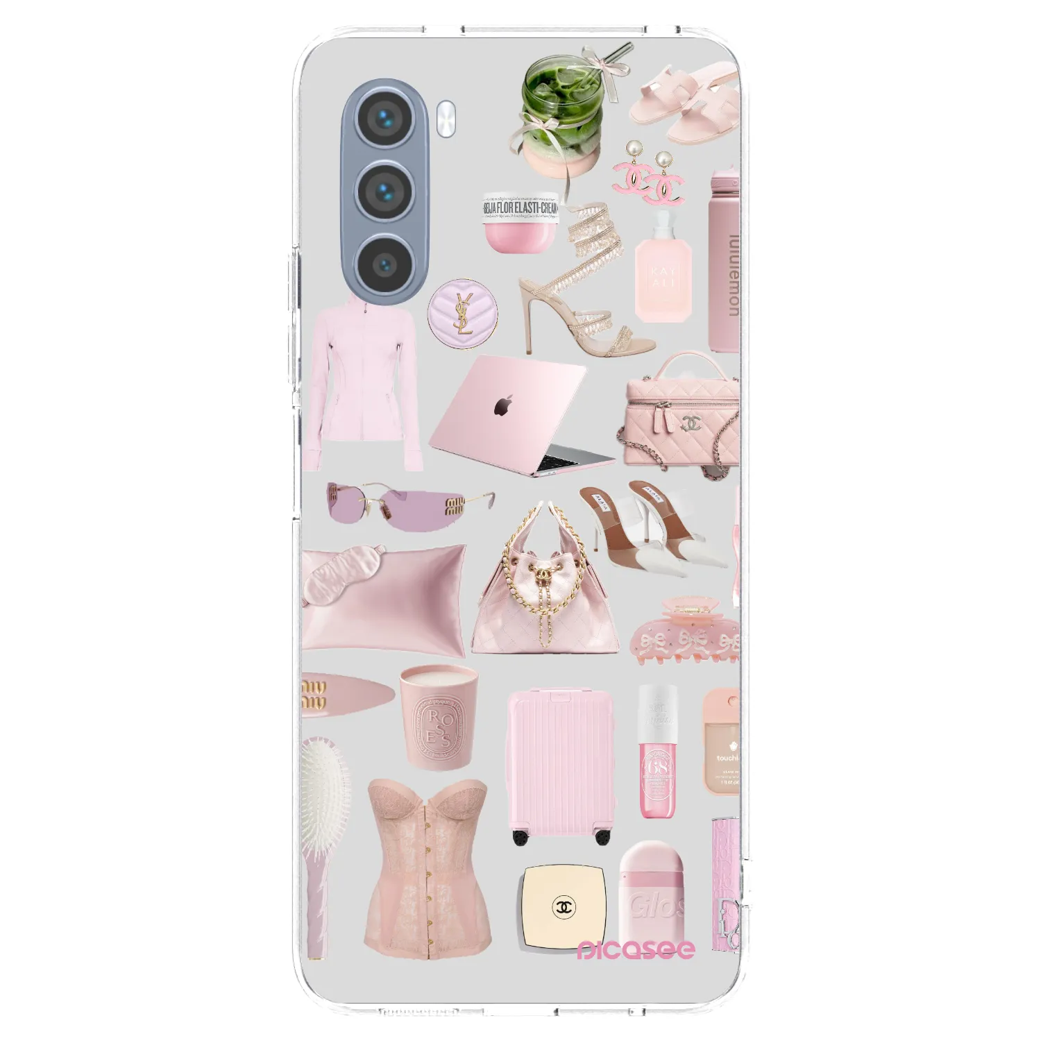 Picasee átlátszó szilikon tok az alábbi mobiltelefonokra Motorola Moto G62 - Glam Babe