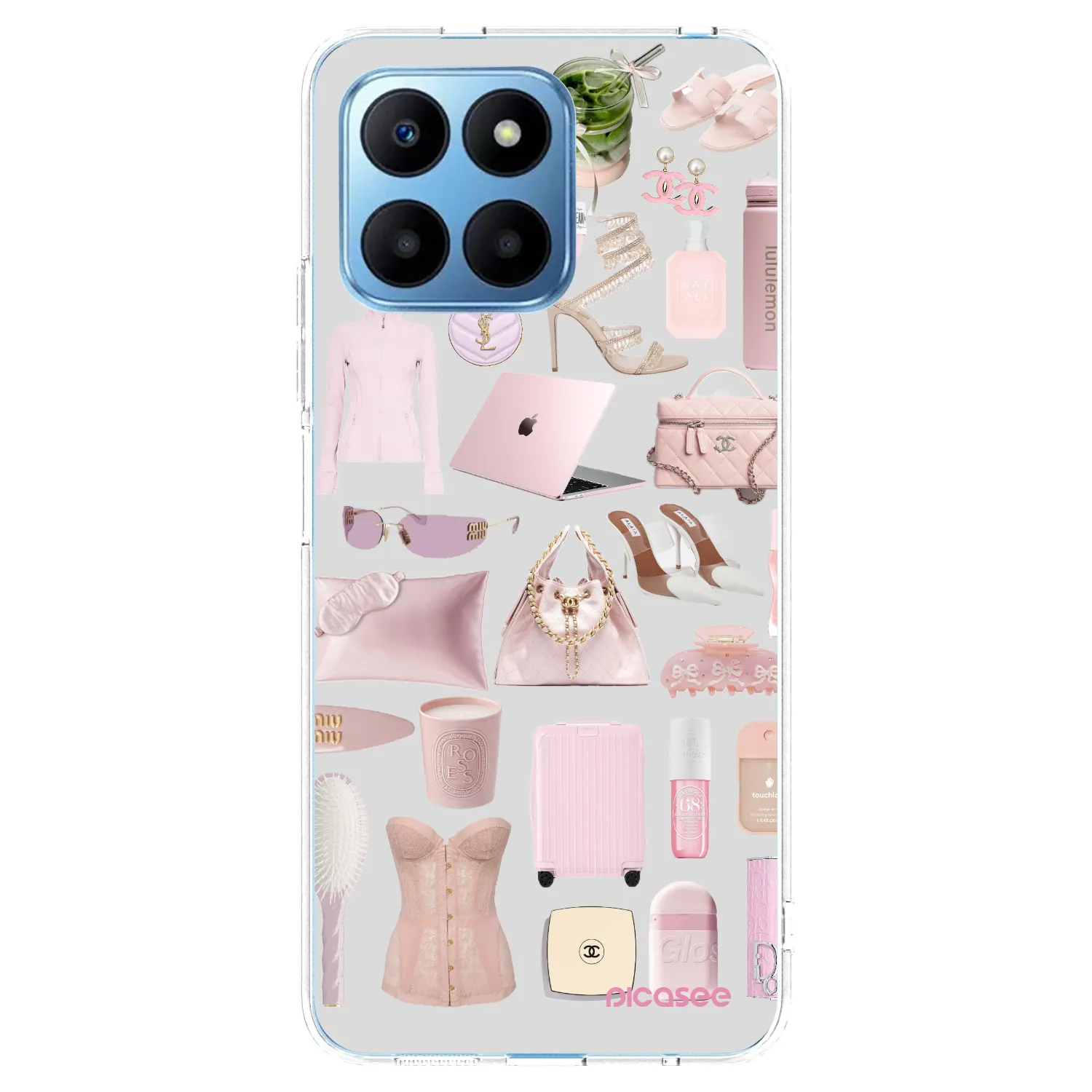 Picasee átlátszó szilikon tok az alábbi mobiltelefonokra Honor 70 Lite - Glam Babe