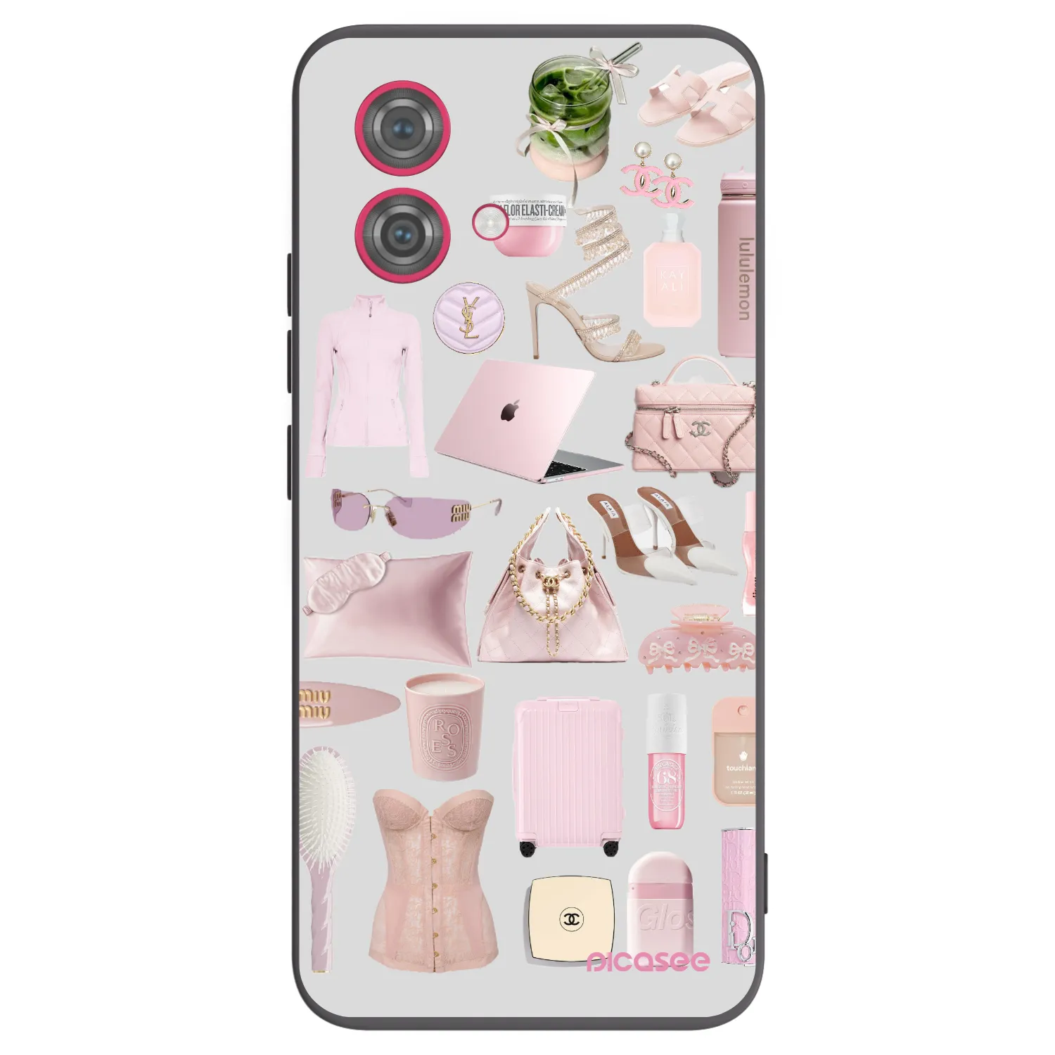 Picasee fekete szilikon tok az alábbi mobiltelefonokra Motorola Moto G84 5G - Glam Babe