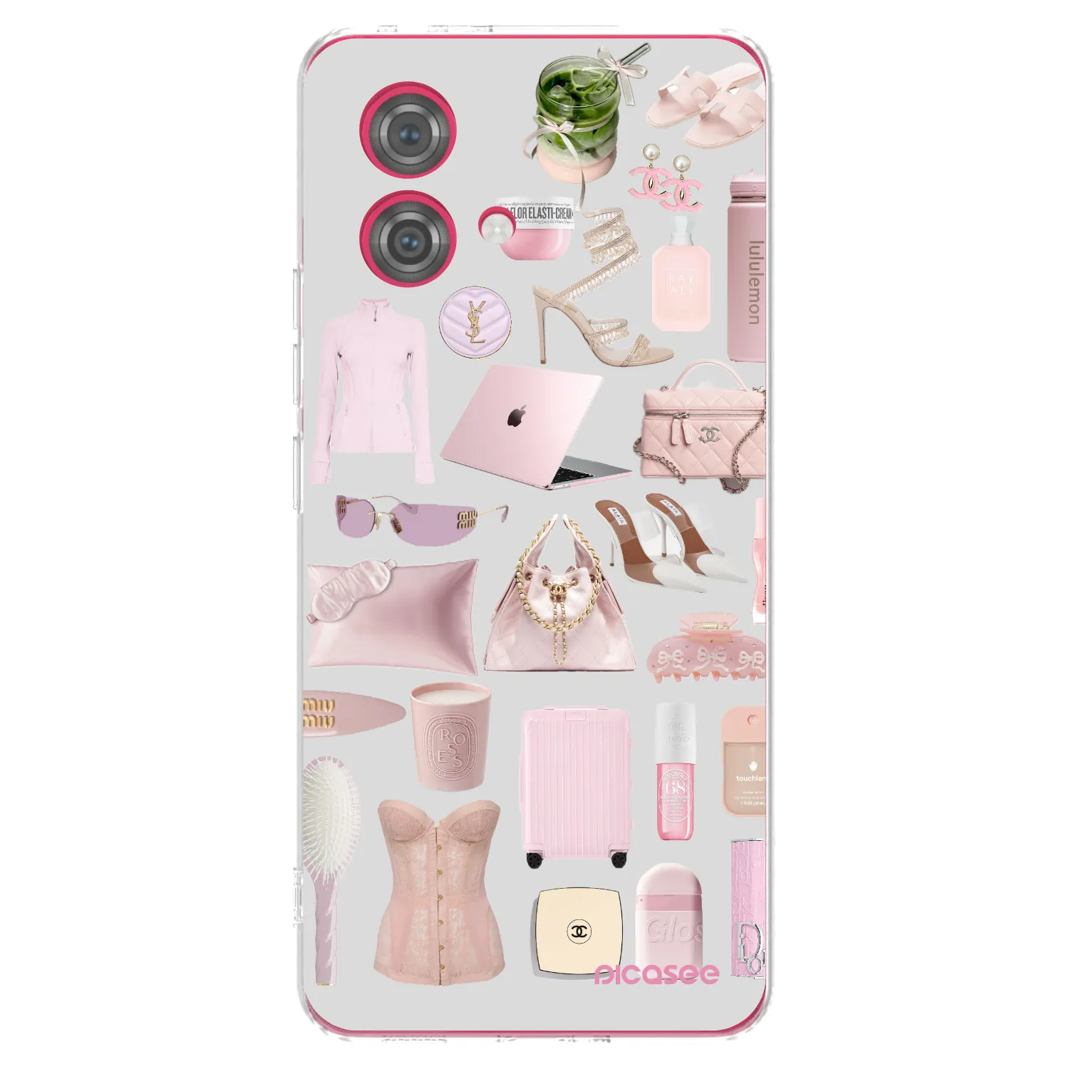 Picasee átlátszó szilikon tok az alábbi mobiltelefonokra Motorola Moto G84 5G - Glam Babe