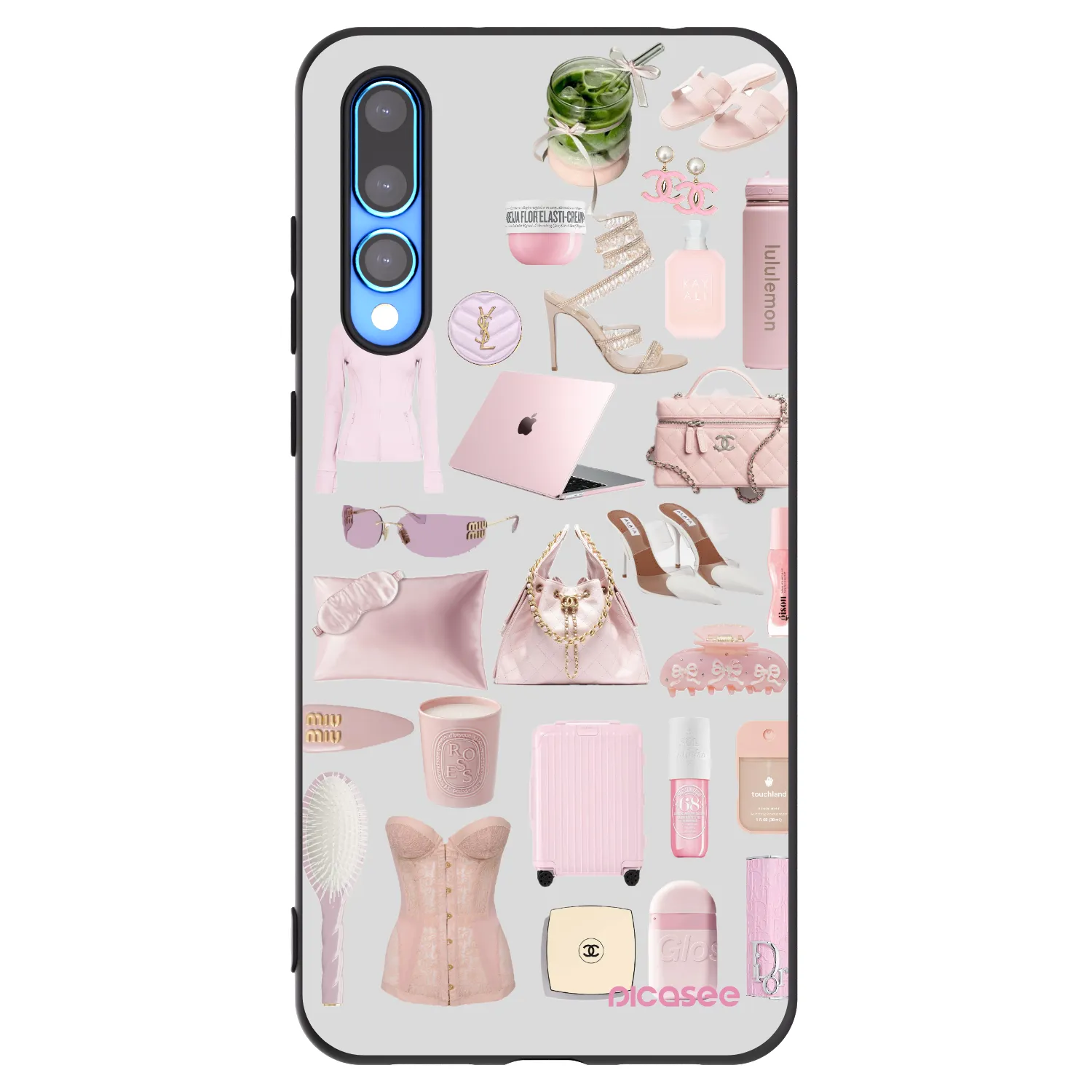 Picasee fekete szilikon tok az alábbi mobiltelefonokra Huawei P20 Pro - Glam Babe