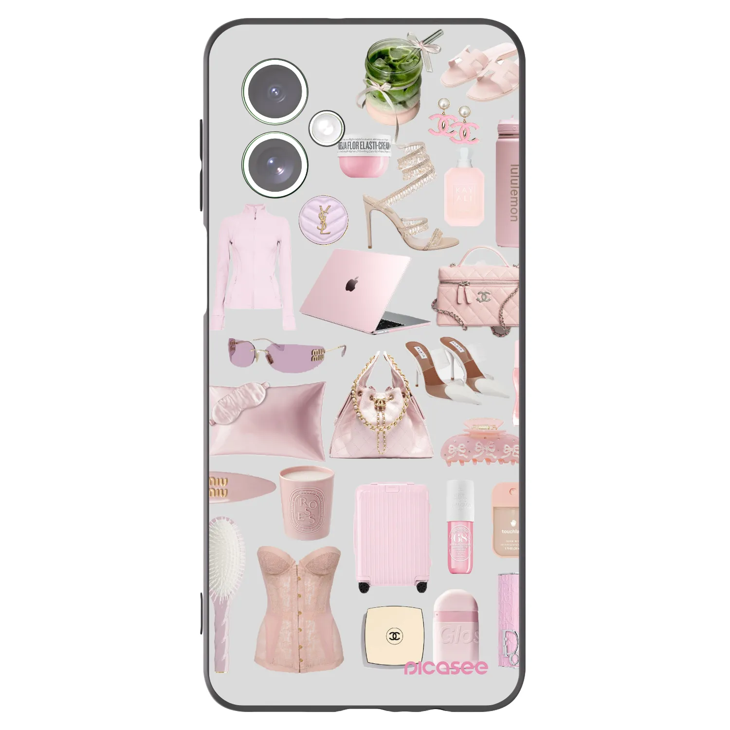 Picasee fekete szilikon tok az alábbi mobiltelefonokra Motorola Moto G54 5G - Glam Babe