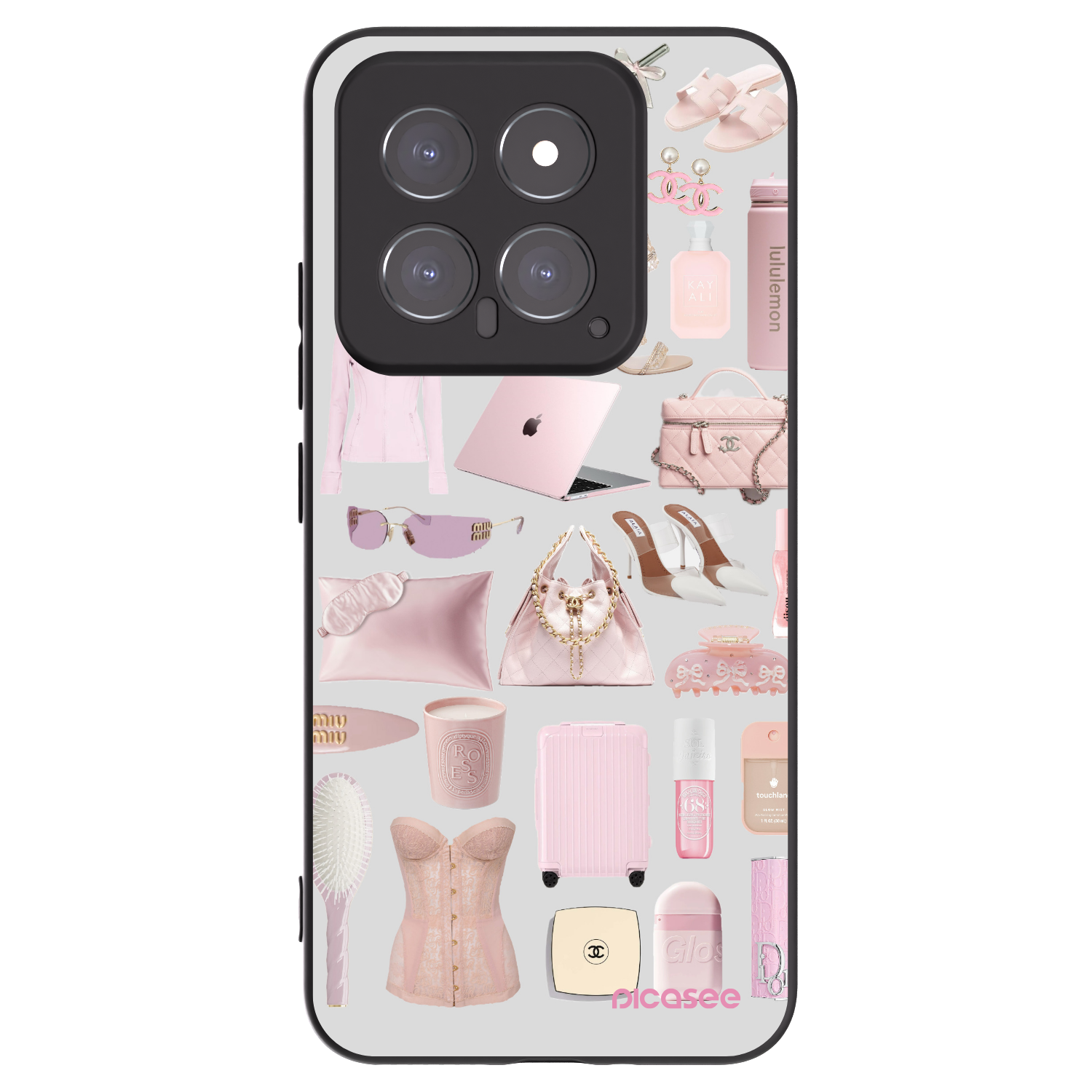 Picasee fekete szilikon tok az alábbi mobiltelefonokra Xiaomi 14 - Glam Babe