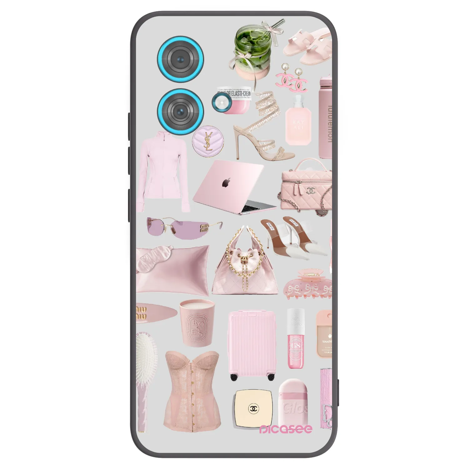 Picasee fekete szilikon tok az alábbi mobiltelefonokra Motorola Edge 40 Neo - Glam Babe