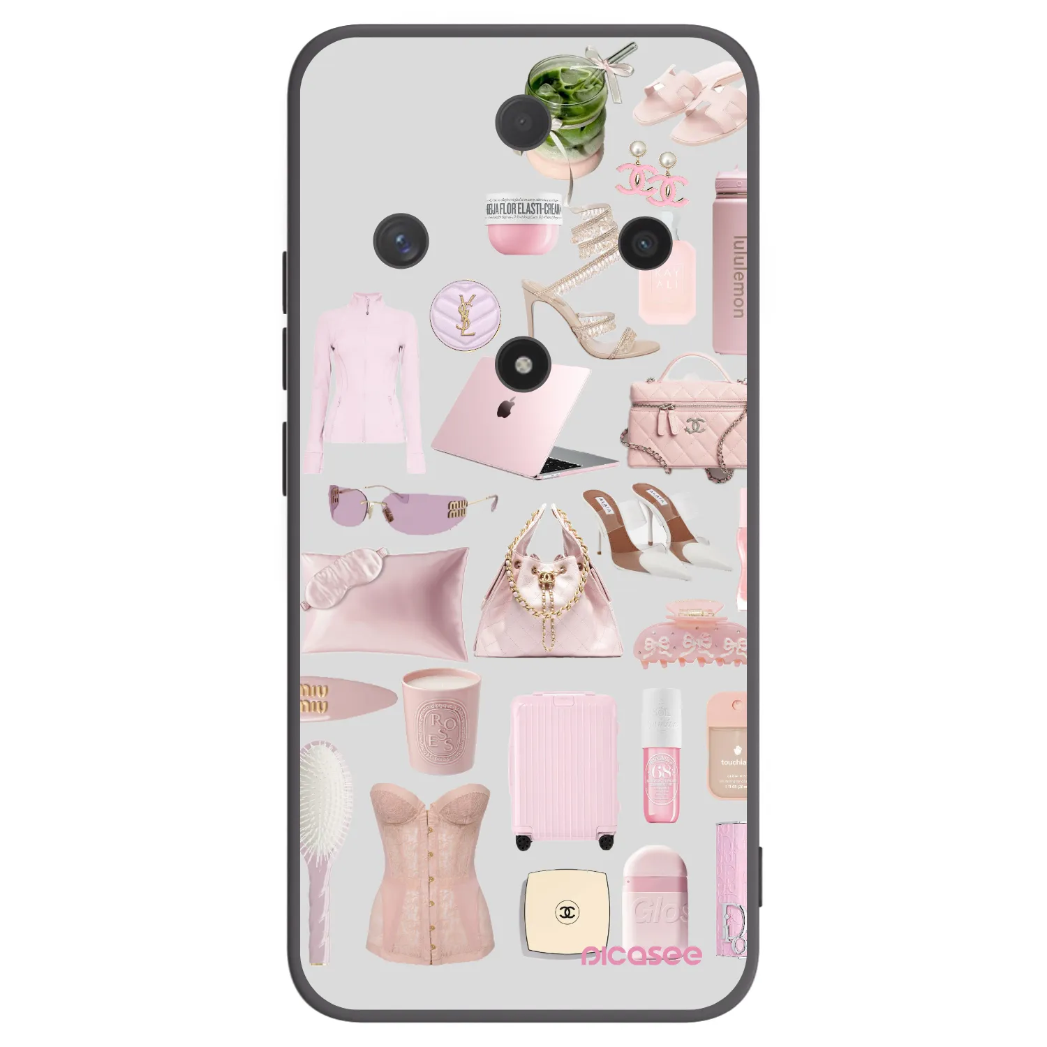 Picasee fekete szilikon tok az alábbi mobiltelefonokra Honor Magic6 Lite 5G - Glam Babe