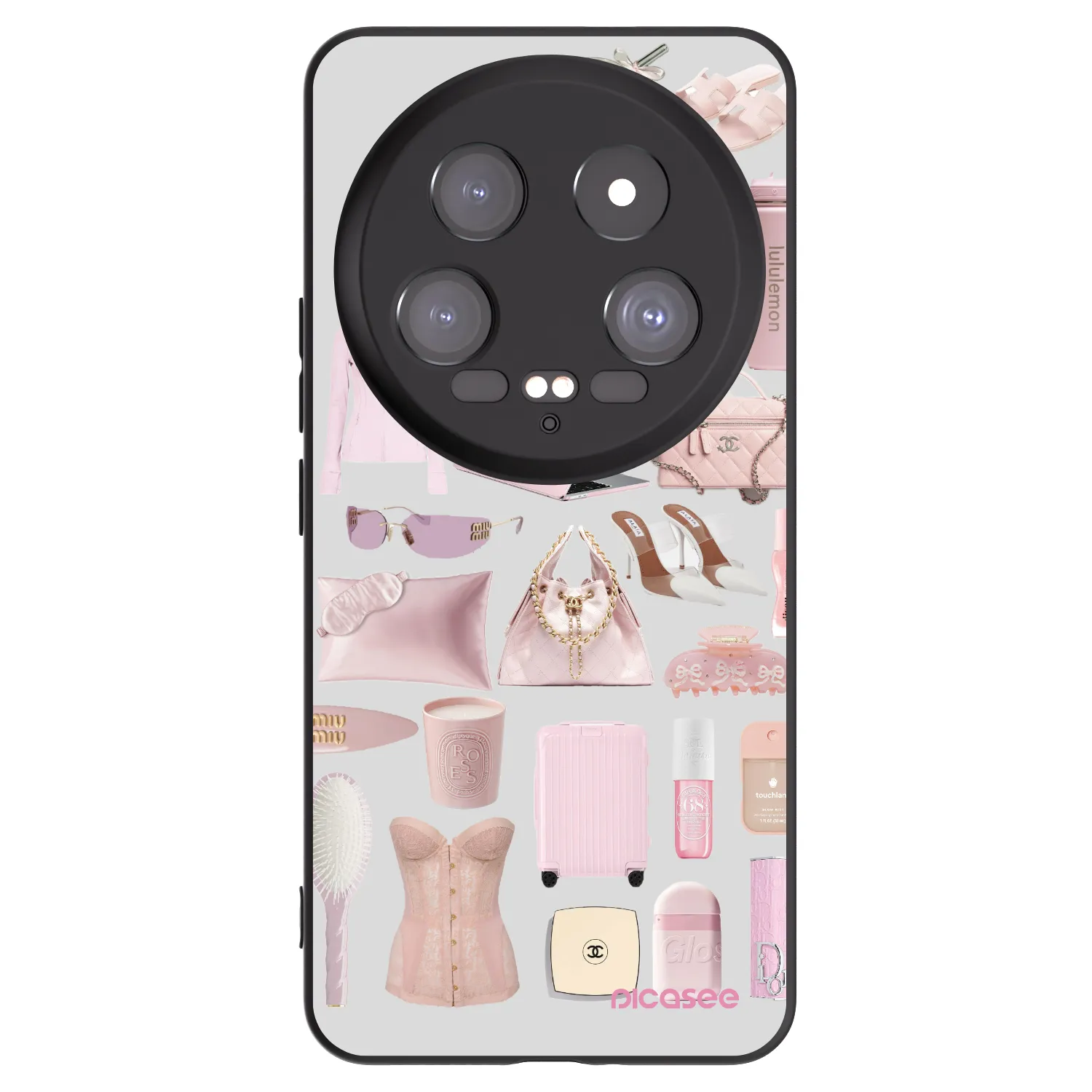 Picasee fekete szilikon tok az alábbi mobiltelefonokra Xiaomi 14 Ultra - Glam Babe