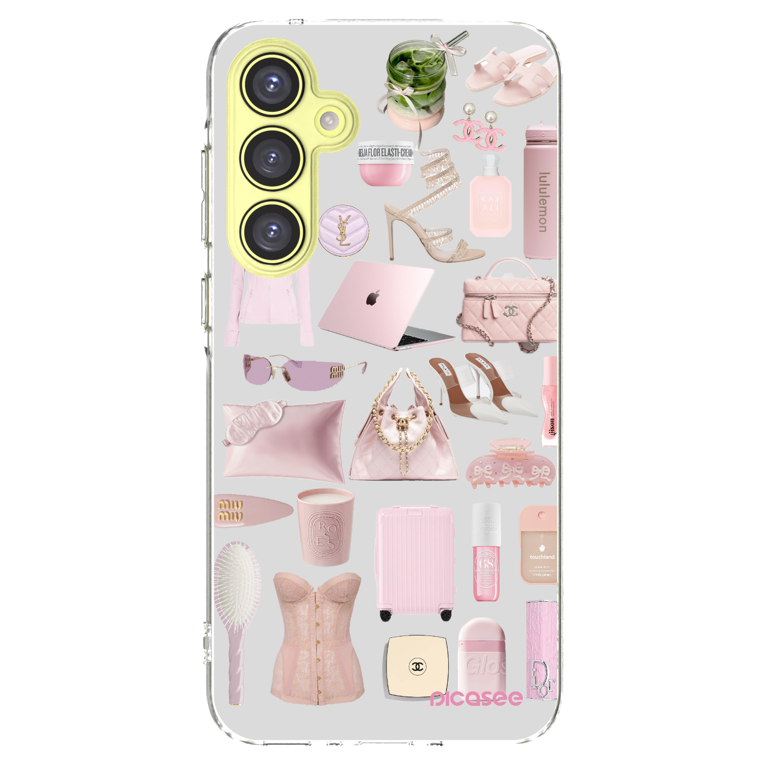 Picasee átlátszó szilikon tok az alábbi mobiltelefonokra Samsung Galaxy A35 5G A356B - Glam Babe