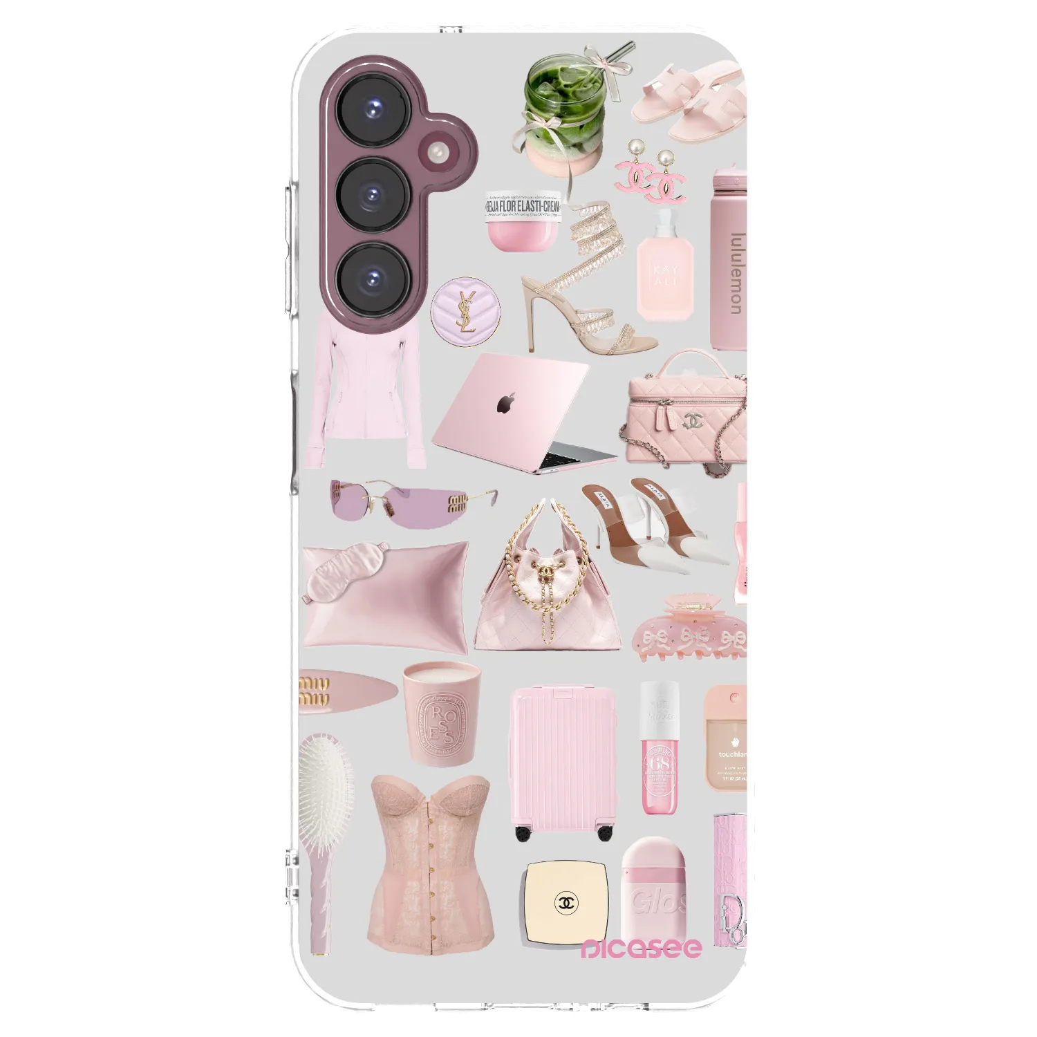Picasee átlátszó szilikon tok az alábbi mobiltelefonokra Samsung Galaxy A05s A057G - Glam Babe