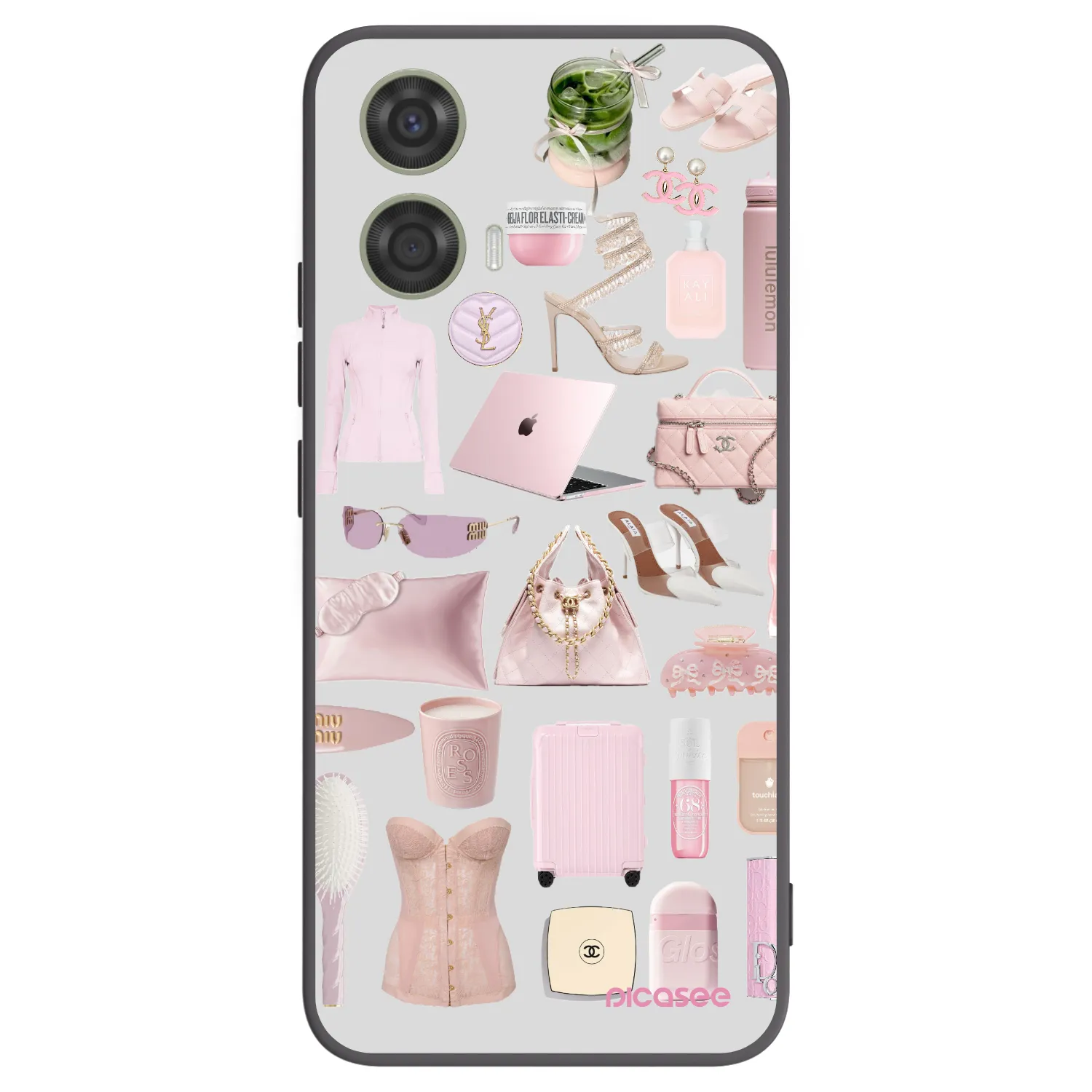 Picasee fekete szilikon tok az alábbi mobiltelefonokra Motorola Moto G24 - Glam Babe