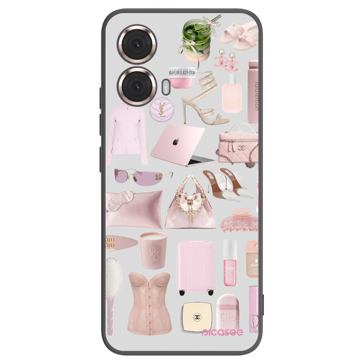 Picasee fekete szilikon tok az alábbi mobiltelefonokra Motorola Moto G85 - Glam Babe