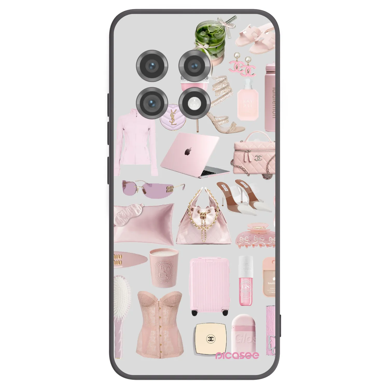 Picasee fekete szilikon tok az alábbi mobiltelefonokra OnePlus 11 5G - Glam Babe
