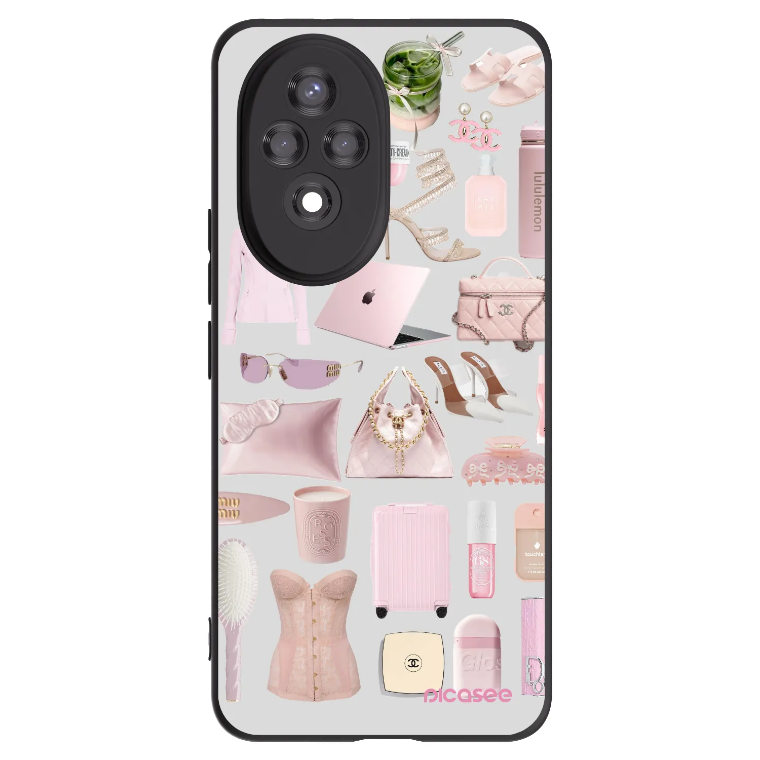 Picasee fekete szilikon tok az alábbi mobiltelefonokra Honor 200 Pro 5G - Glam Babe