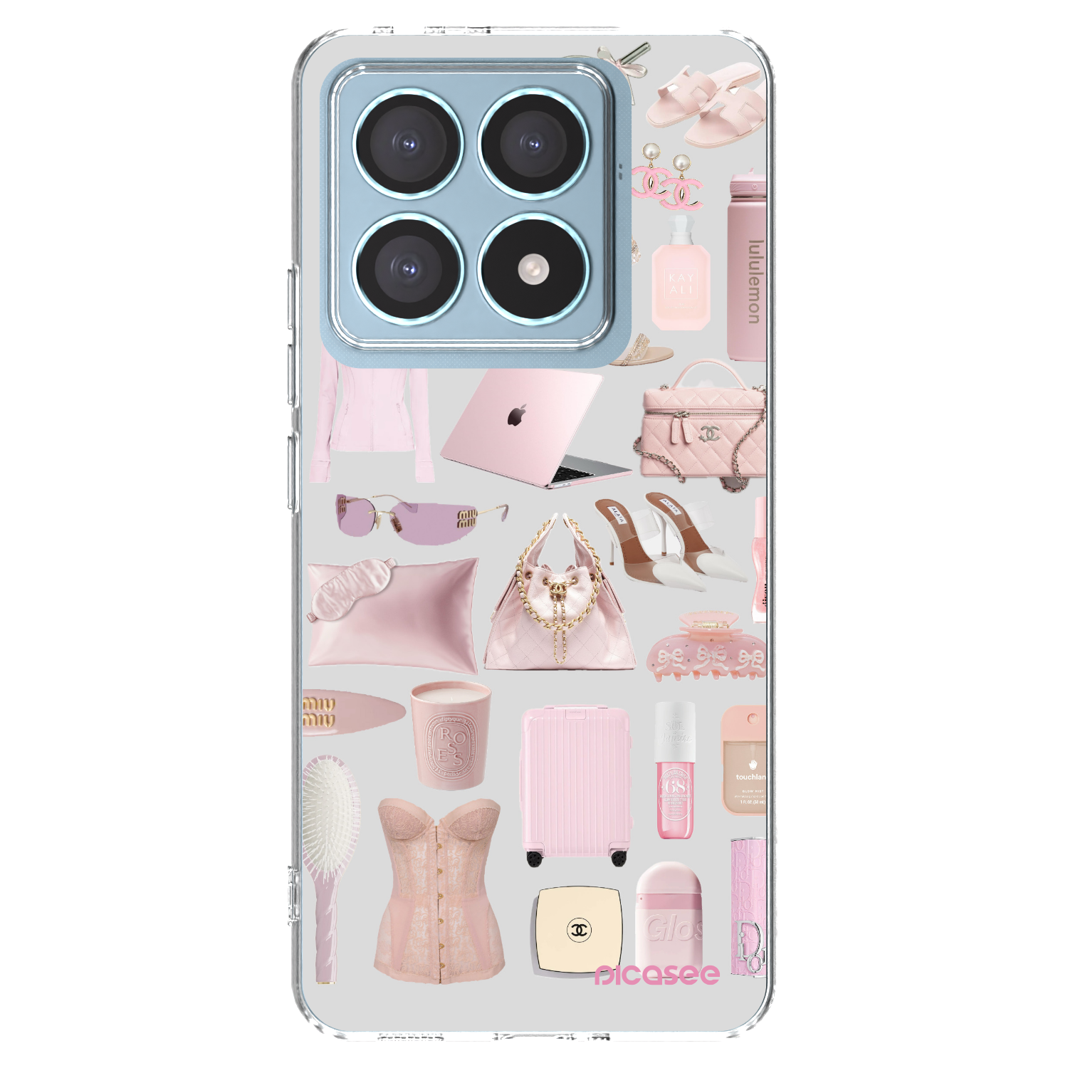 Picasee átlátszó szilikon tok az alábbi mobiltelefonokra Xiaomi 14T Pro - Glam Babe