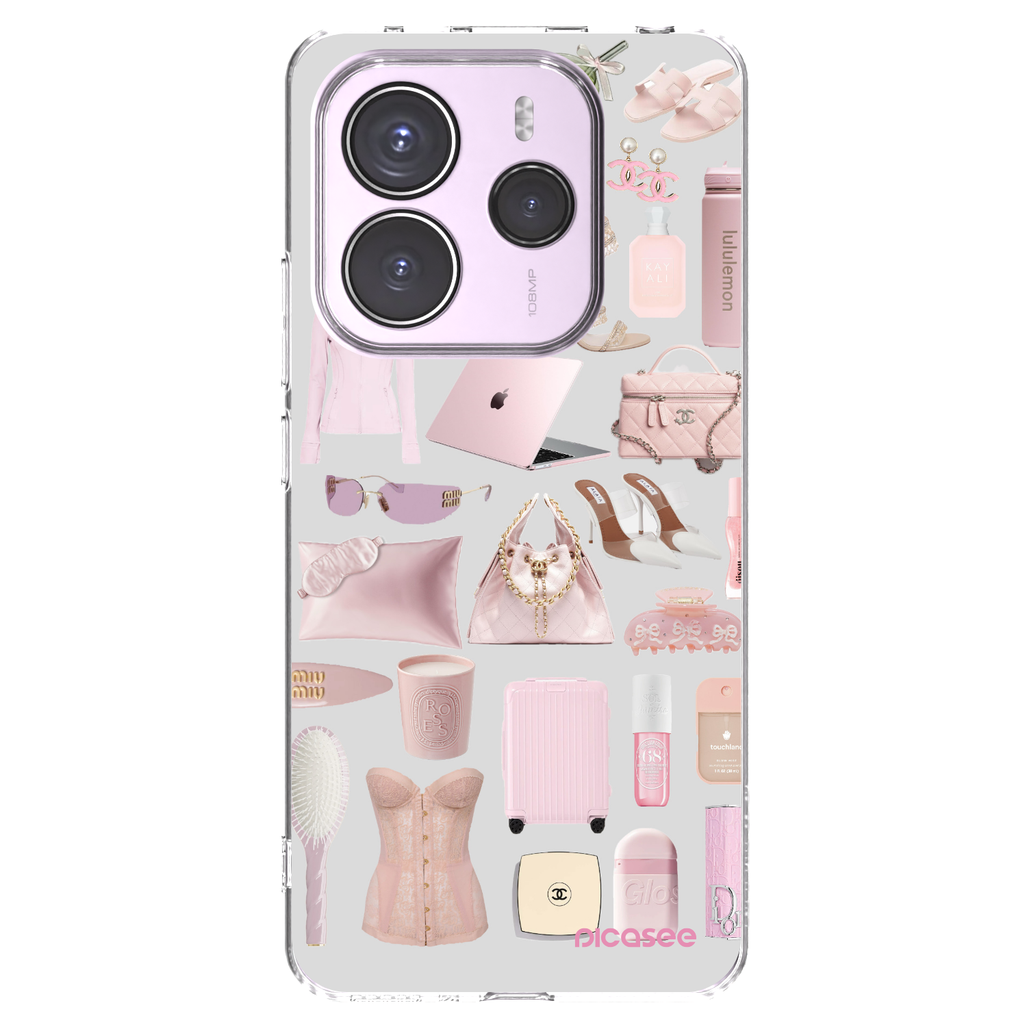 Picasee átlátszó szilikon tok az alábbi mobiltelefonokra Xiaomi Redmi Note 14 5G - Glam Babe