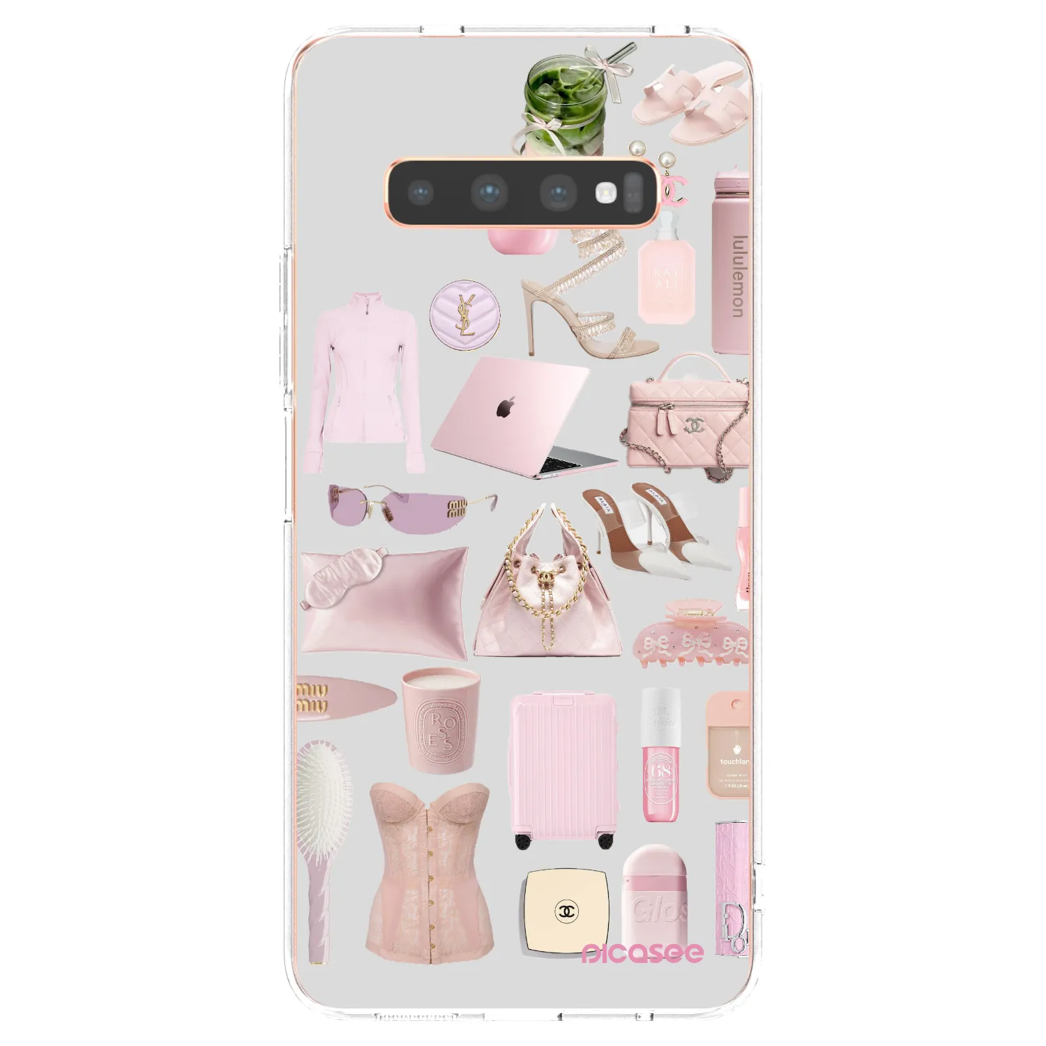 Picasee átlátszó szilikon tok az alábbi mobiltelefonokra Samsung Galaxy S10 Plus G975 - Glam Babe