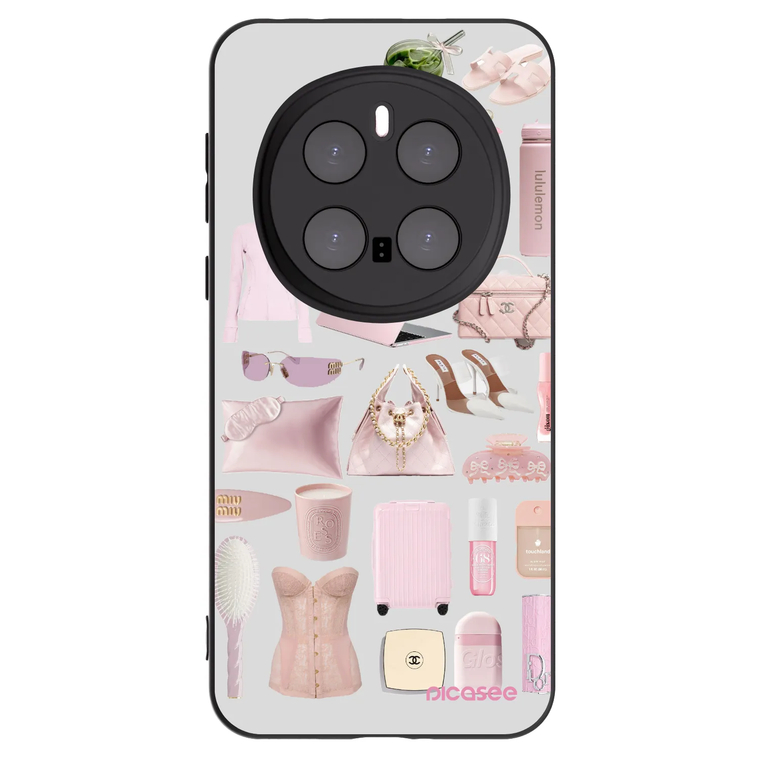Picasee fekete szilikon tok az alábbi mobiltelefonokra Honor Magic7 Pro 5G - Glam Babe
