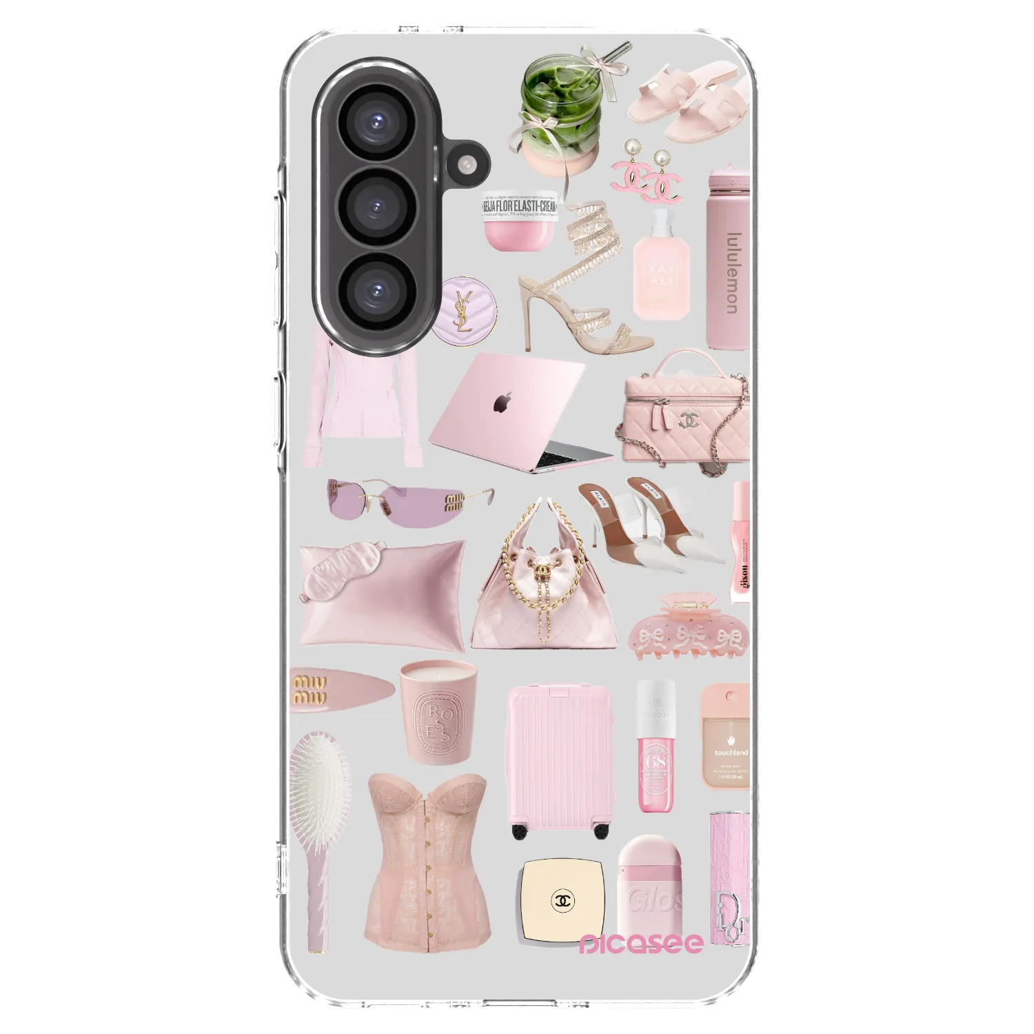 Picasee átlátszó szilikon tok az alábbi mobiltelefonokra Samsung Galaxy A56 5G A566B - Glam Babe