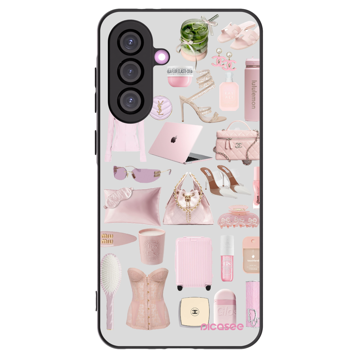 Picasee fekete szilikon tok az alábbi mobiltelefonokra Samsung Galaxy A36 5G - Glam Babe