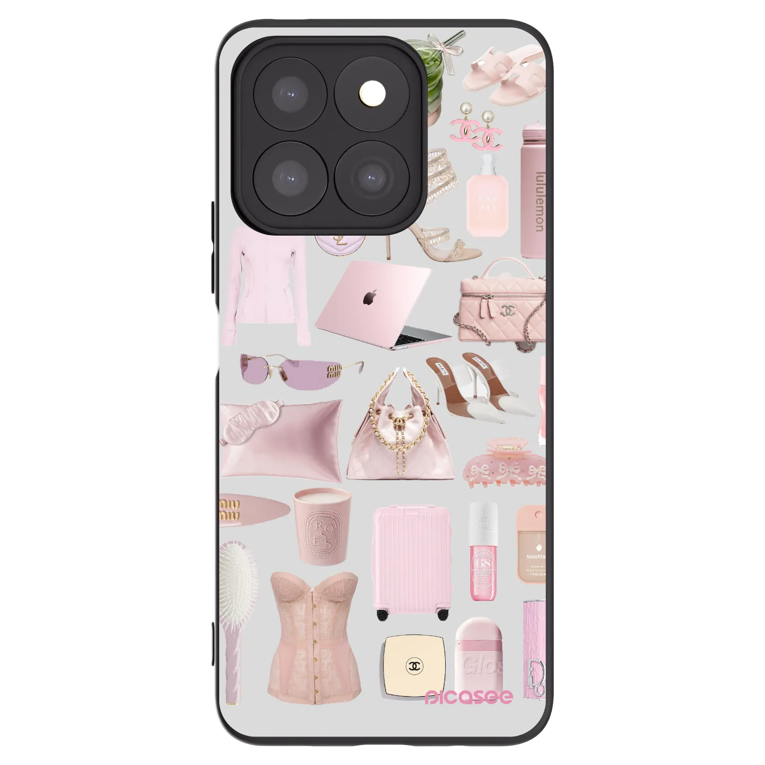 Picasee fekete szilikon tok az alábbi mobiltelefonokra Honor X8c - Glam Babe