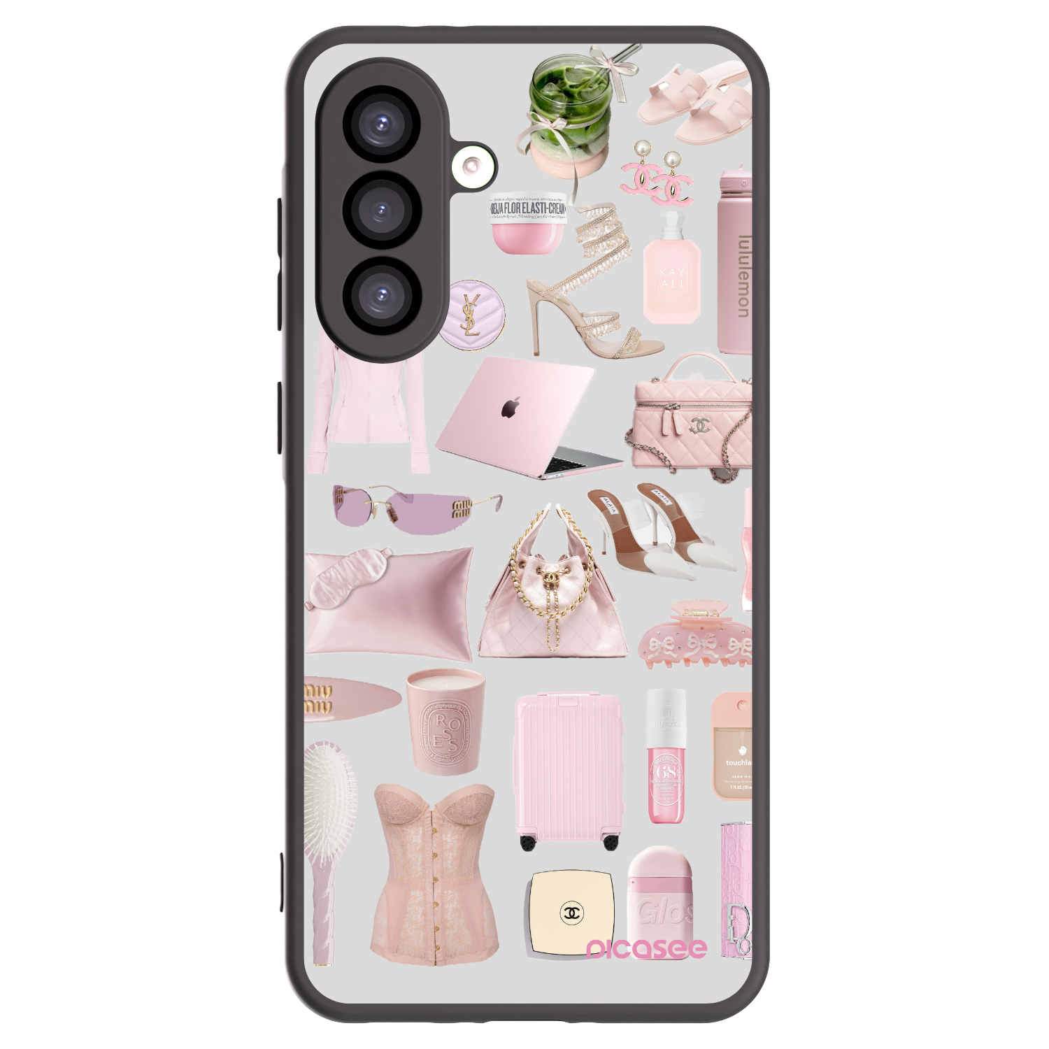 Picasee fekete szilikon tok az alábbi mobiltelefonokra Samsung Galaxy A26 5G A266B - Glam Babe