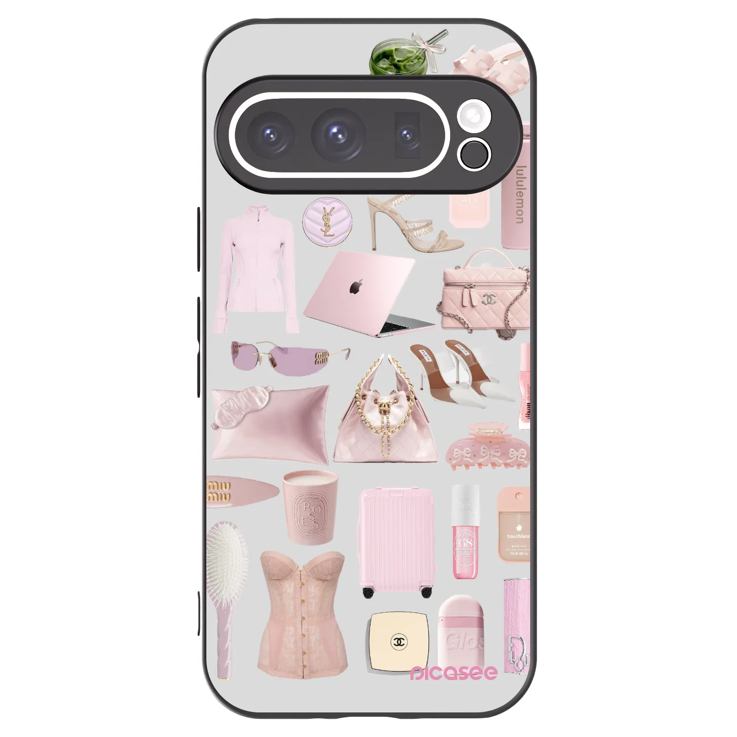 Picasee fekete szilikon tok az alábbi mobiltelefonokra Google Pixel 9 Pro - Glam Babe