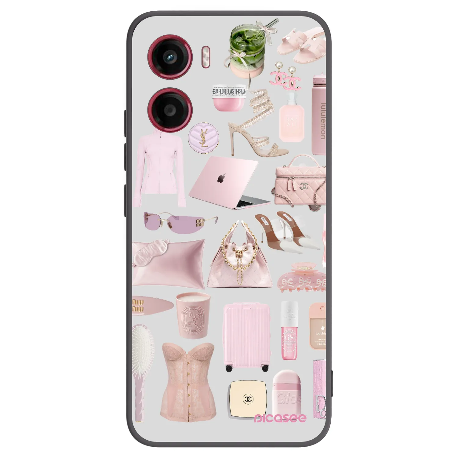 Picasee fekete szilikon tok az alábbi mobiltelefonokra Motorola Moto G05 - Glam Babe