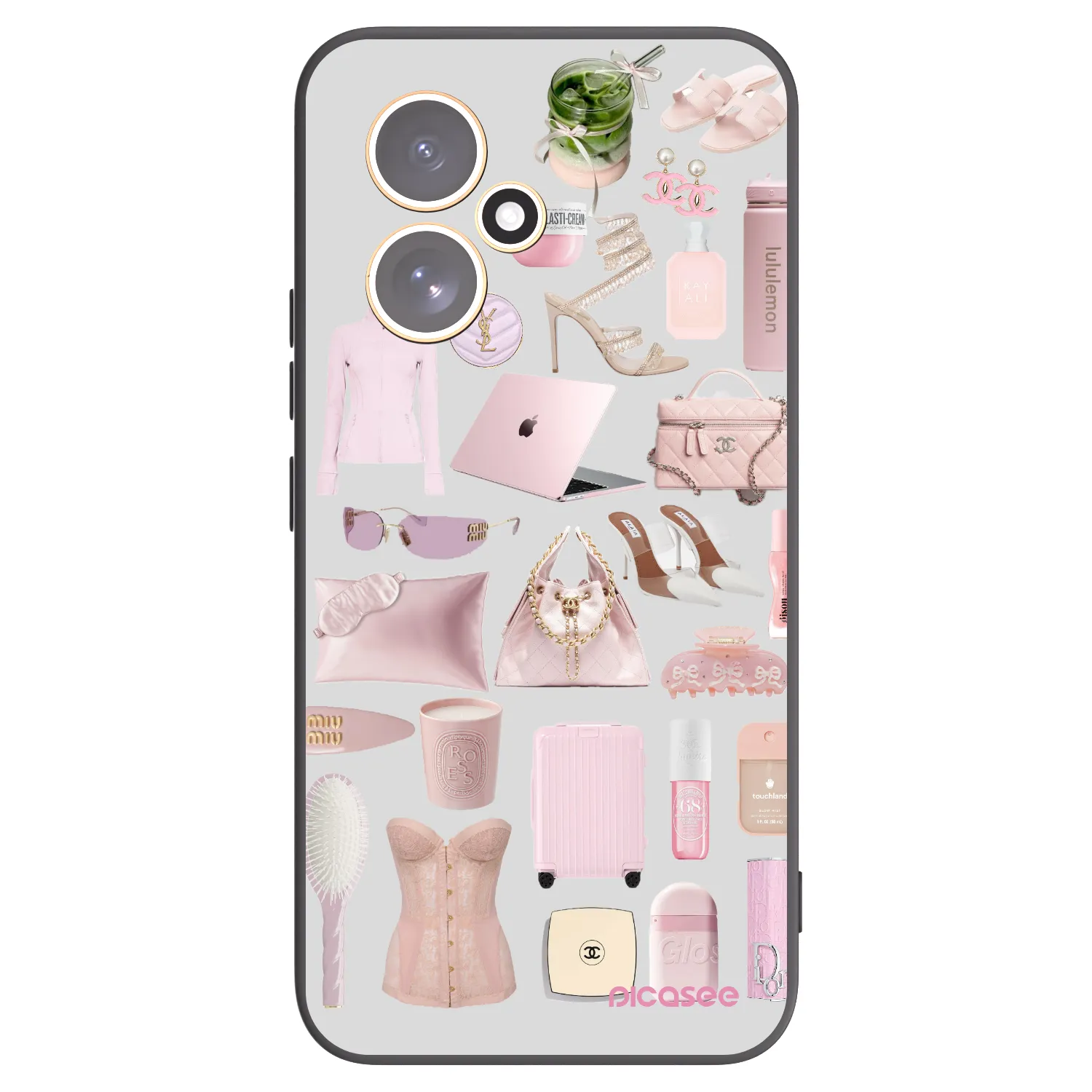 Picasee fekete szilikon tok az alábbi mobiltelefonokra Honor 400 5G - Glam Babe