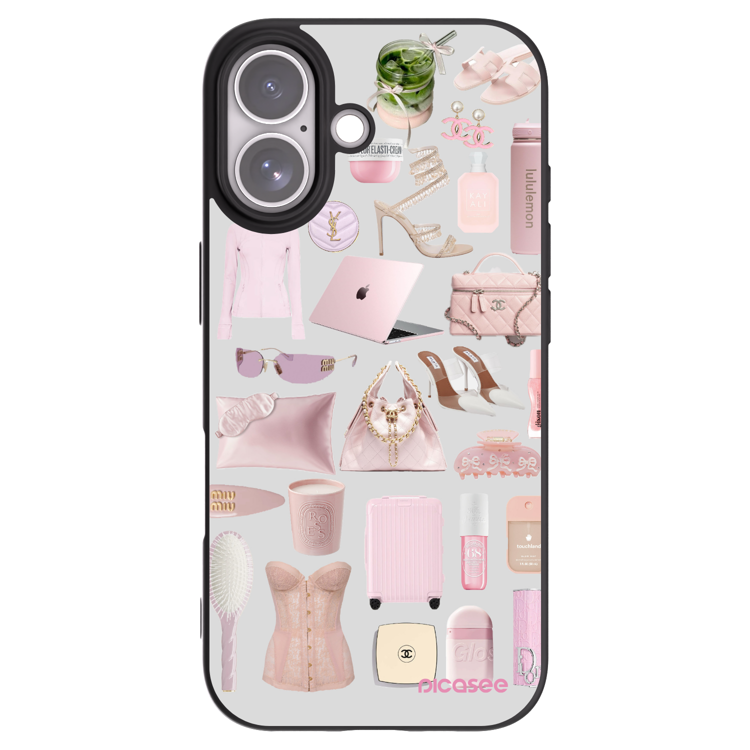 Picasee fekete szilikon tok az alábbi mobiltelefonokra Apple iPhone 17 - Glam Babe