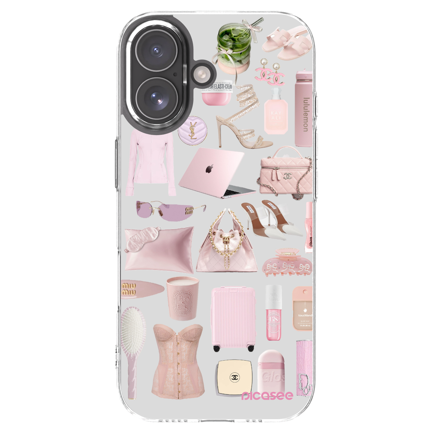 Picasee átlátszó szilikon tok az alábbi mobiltelefonokra Apple iPhone 17 - Glam Babe