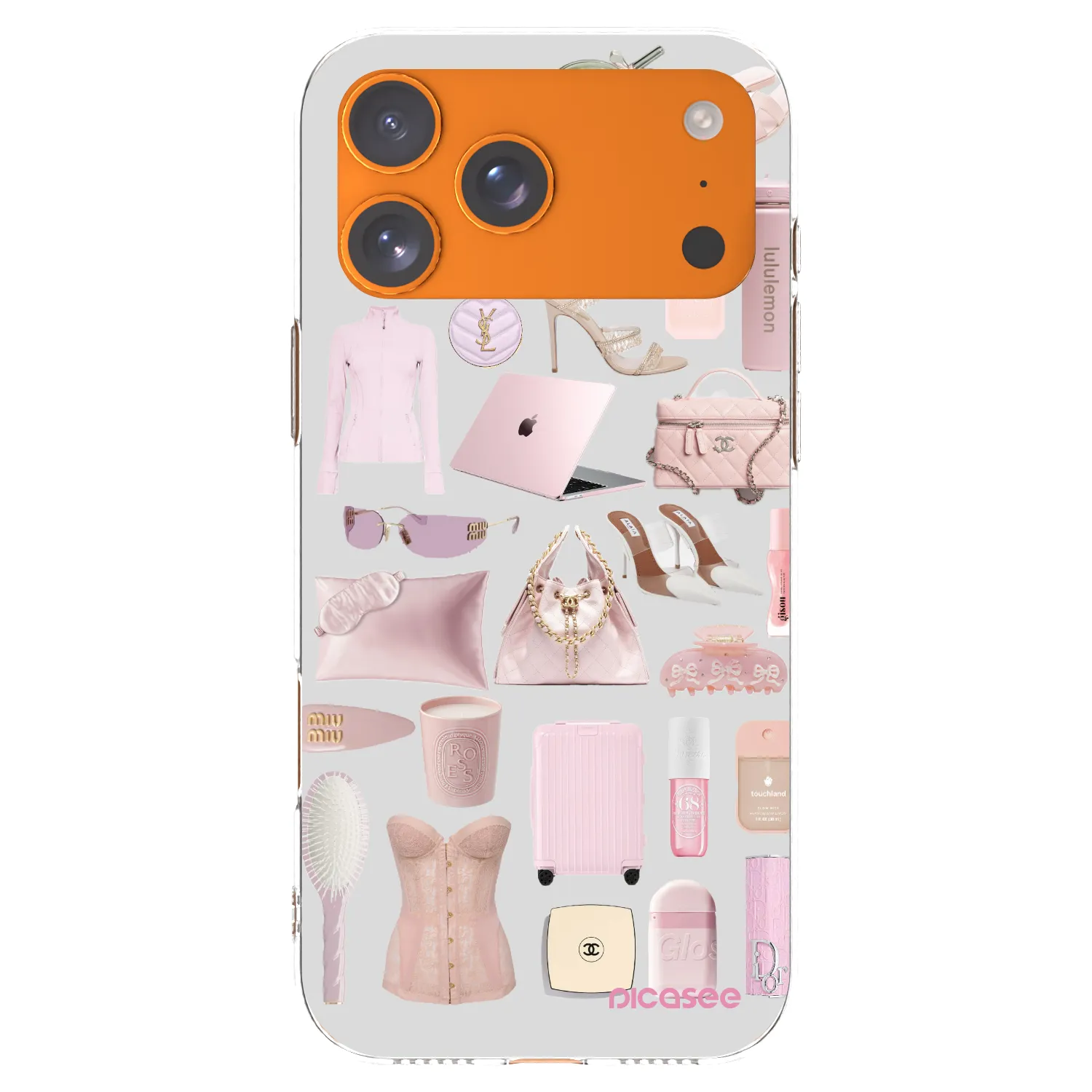 Picasee átlátszó szilikon tok az alábbi mobiltelefonokra Apple iPhone 17 Pro Max - Glam Babe
