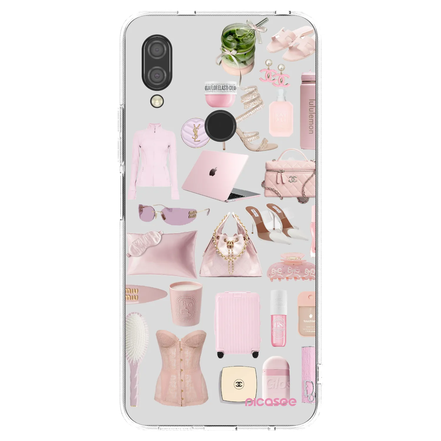 Picasee átlátszó szilikon tok az alábbi mobiltelefonokra Xiaomi Redmi 7 - Glam Babe