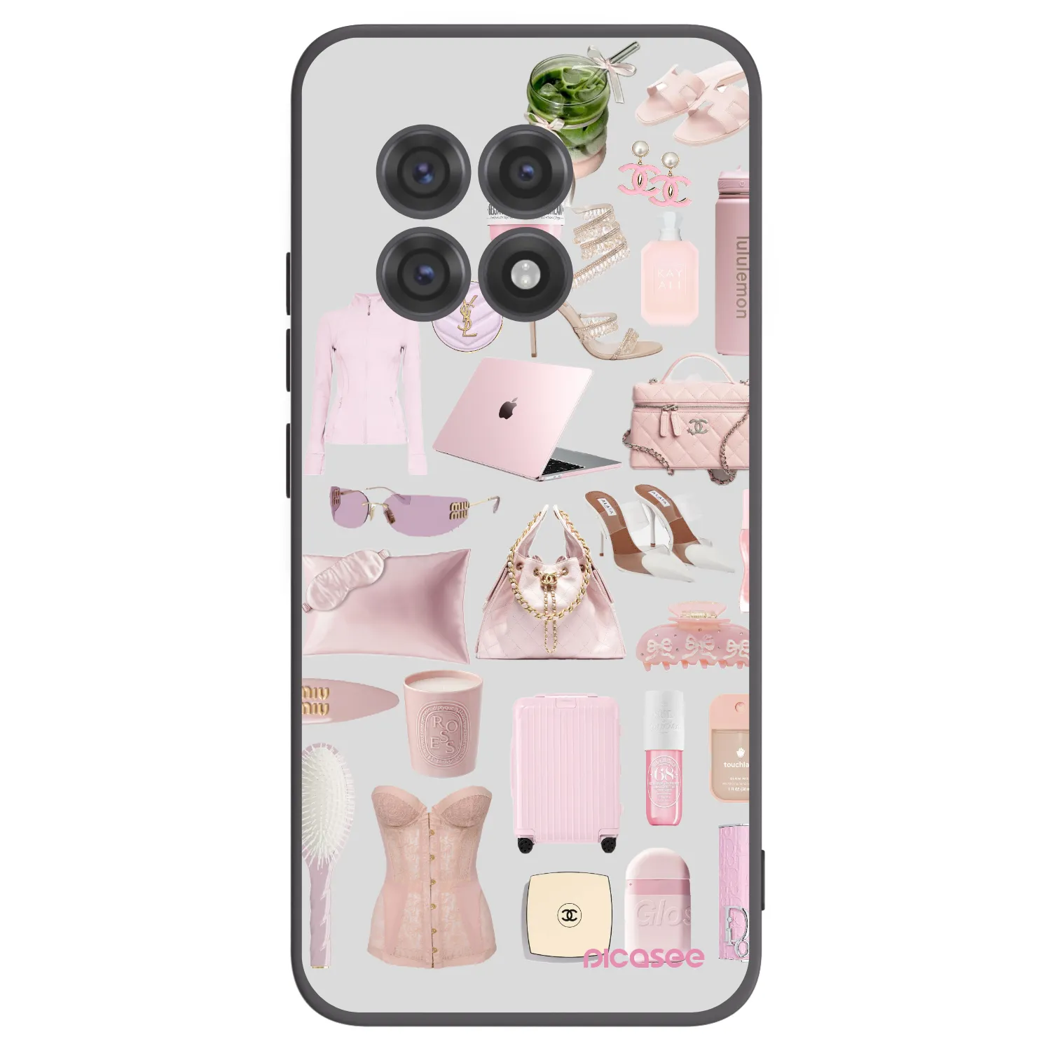 Picasee fekete szilikon tok az alábbi mobiltelefonokra OnePlus 13R 5G - Glam Babe
