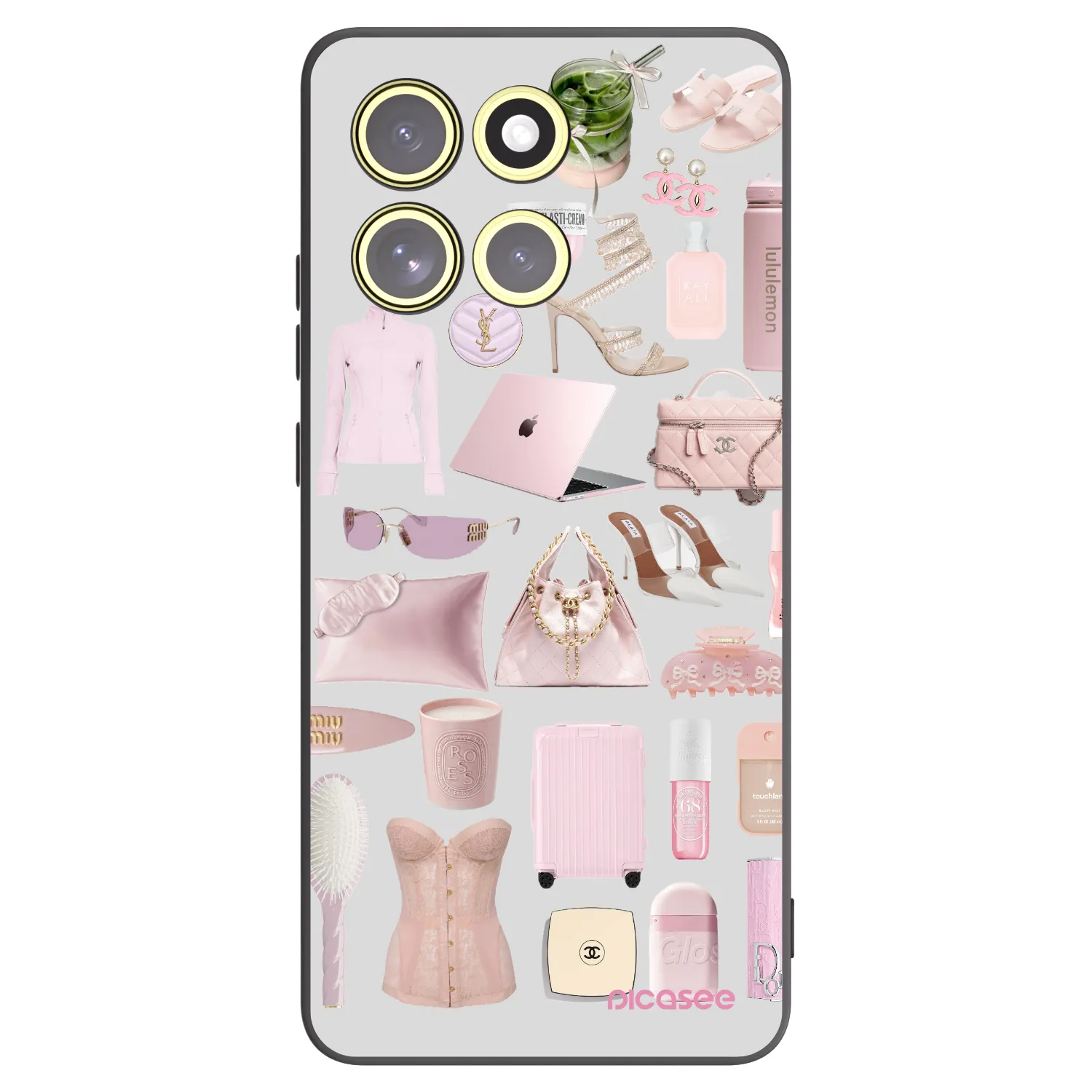 Picasee fekete szilikon tok az alábbi mobiltelefonokra Motorola Moto G86 5G - Glam Babe
