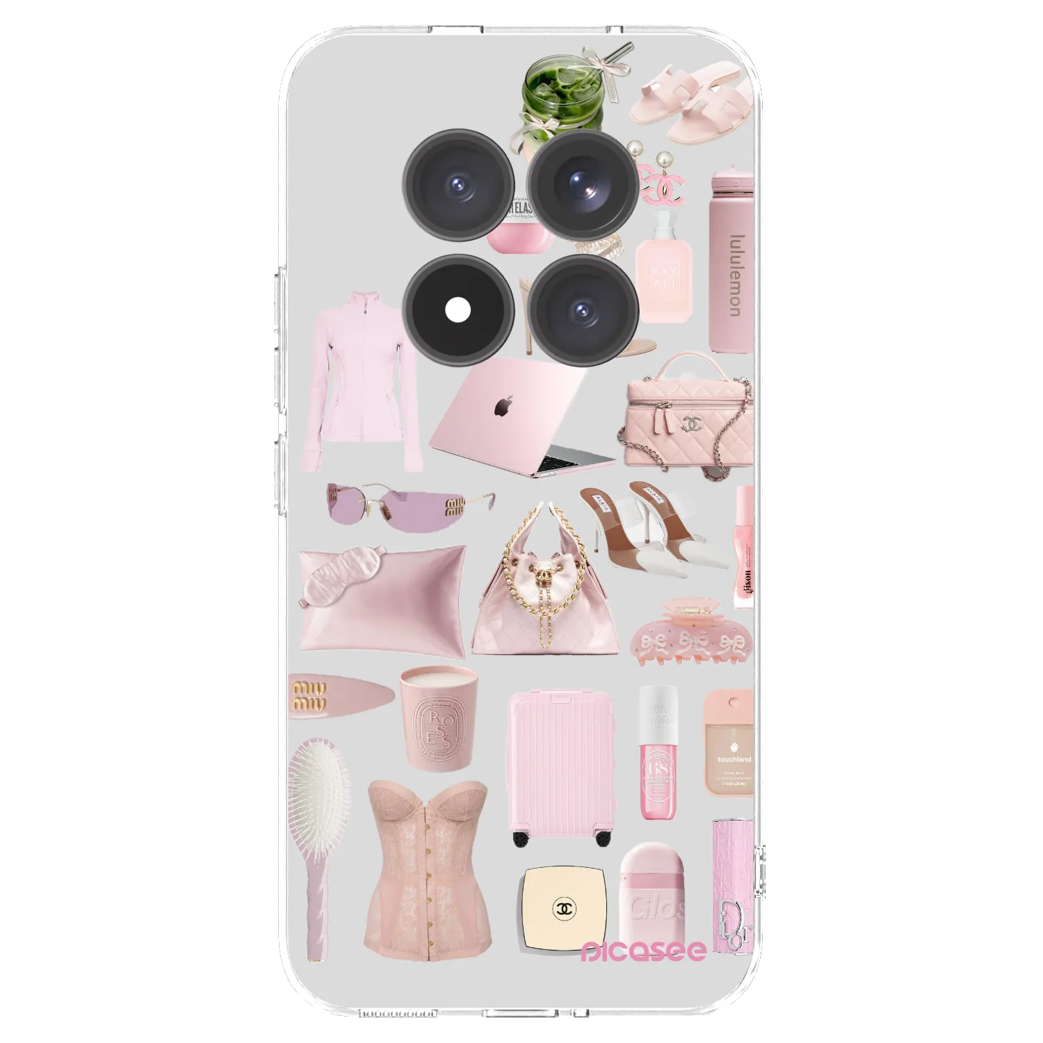 Picasee átlátszó szilikon tok az alábbi mobiltelefonokra Xiaomi Redmi Note 15 Pro+ - Glam Babe