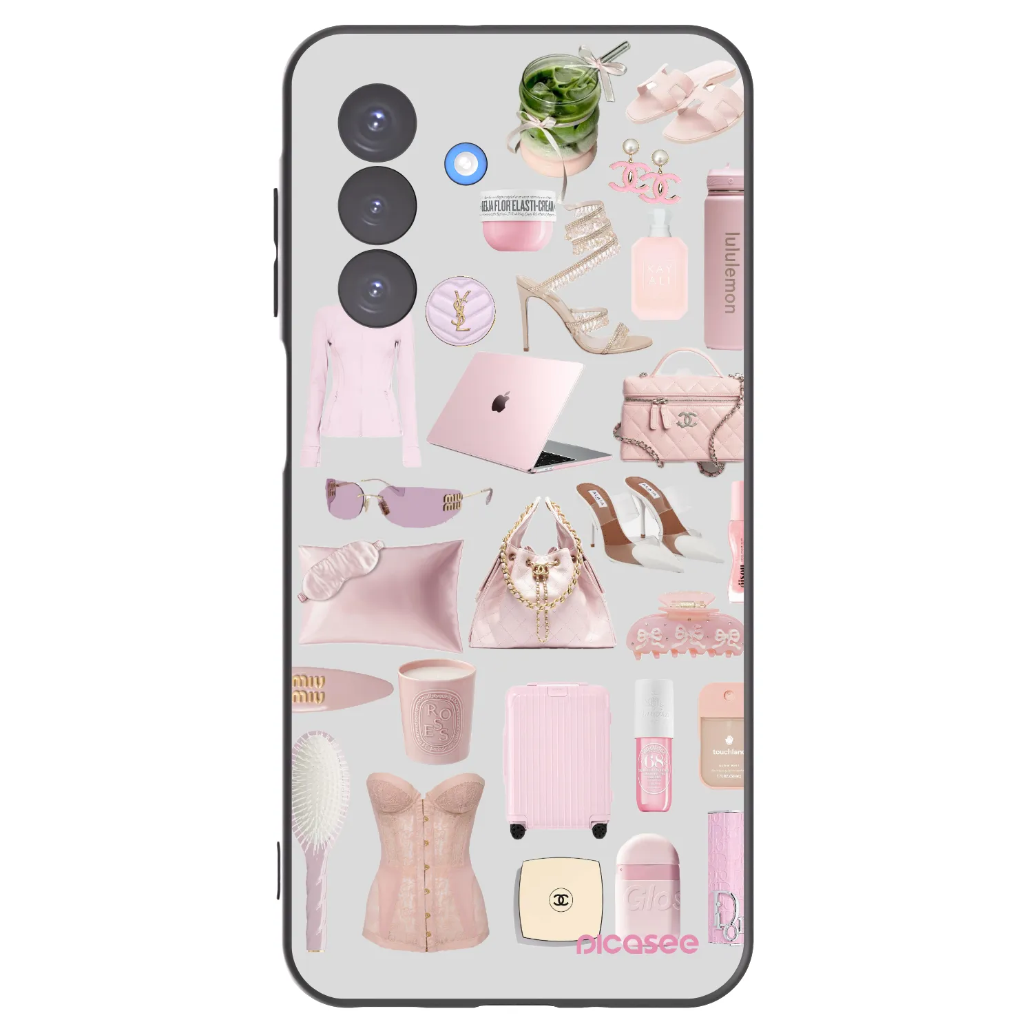 Picasee fekete szilikon tok az alábbi mobiltelefonokra Samsung Galaxy A17 5G - Glam Babe