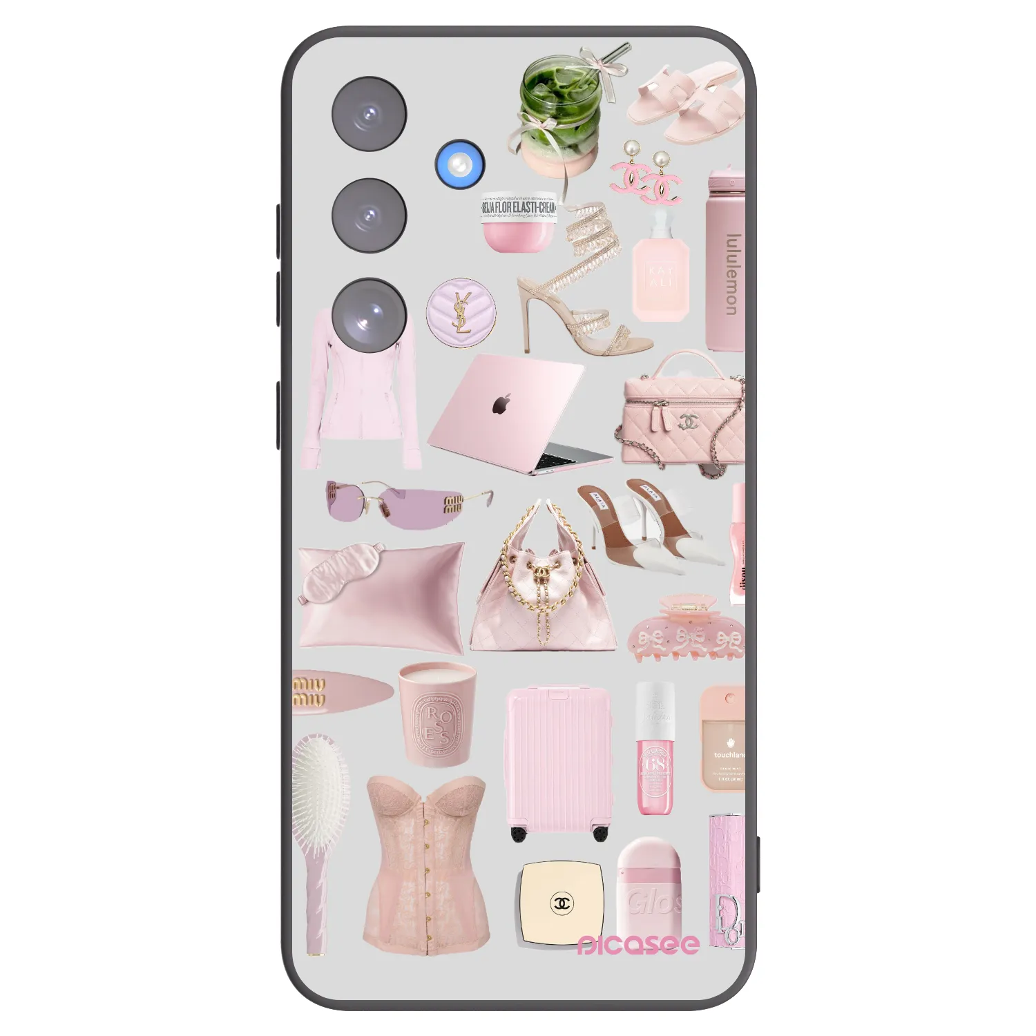 Picasee fekete szilikon tok az alábbi mobiltelefonokra Samsung Galaxy S25 FE 5G - Glam Babe