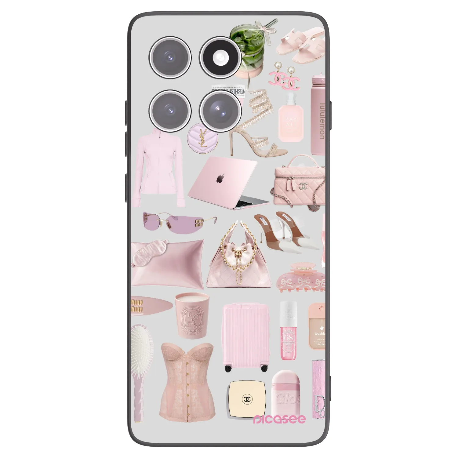 Picasee fekete szilikon tok az alábbi mobiltelefonokra Motorola Edge 60 Fusion - Glam Babe