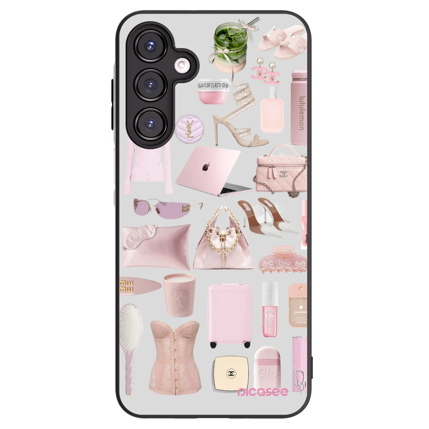 Picasee fekete szilikon tok az alábbi mobiltelefonokra Samsung Galaxy A16 4G - Glam Babe