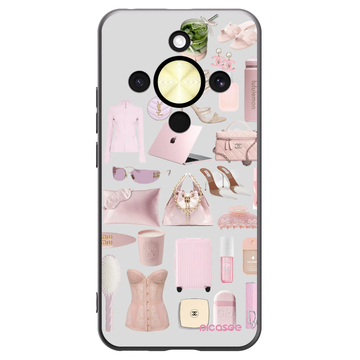Picasee fekete szilikon tok az alábbi mobiltelefonokra Honor Magic8 Lite 5G - Glam Babe