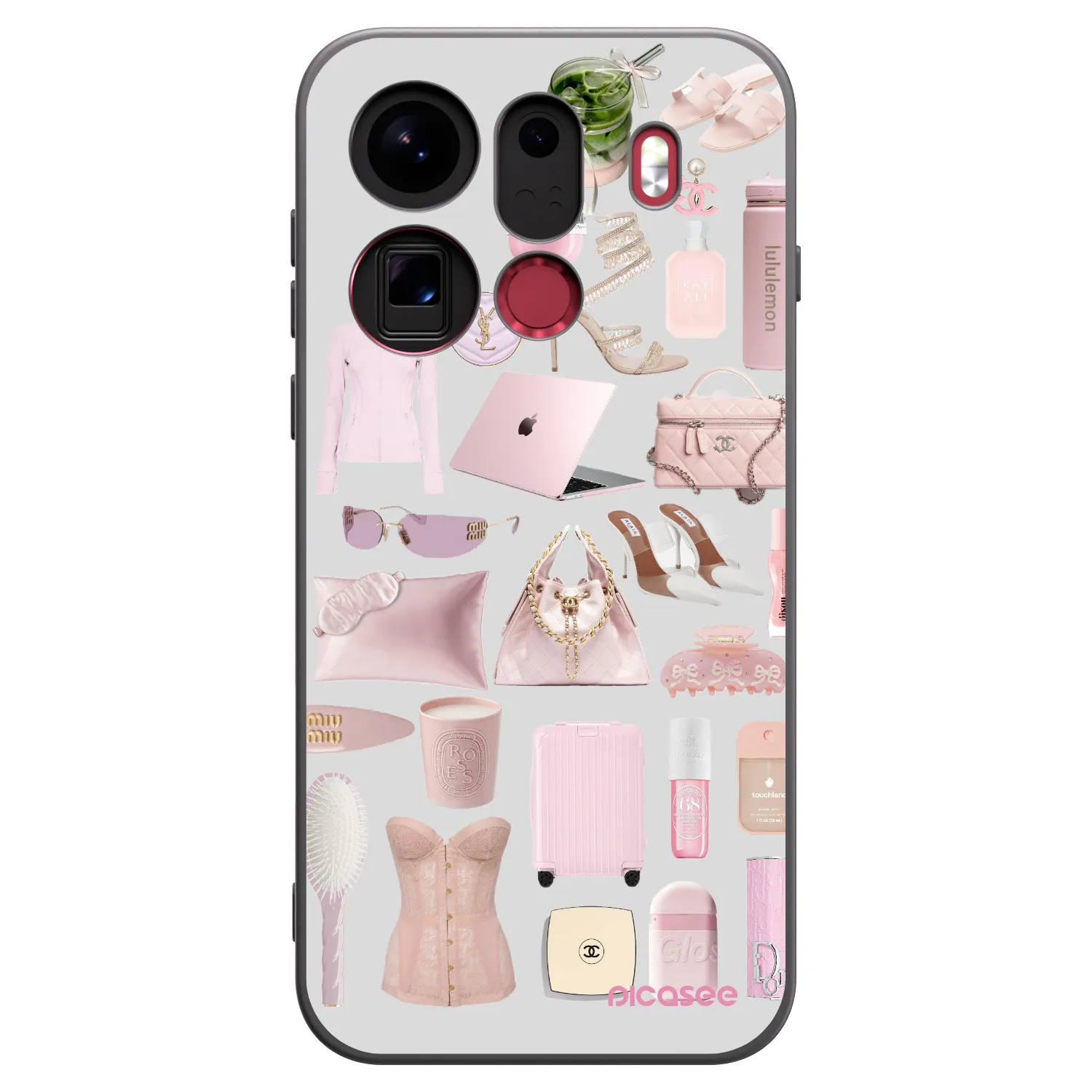 Picasee fekete szilikon tok az alábbi mobiltelefonokra OPPO Find X9 Pro - Glam Babe