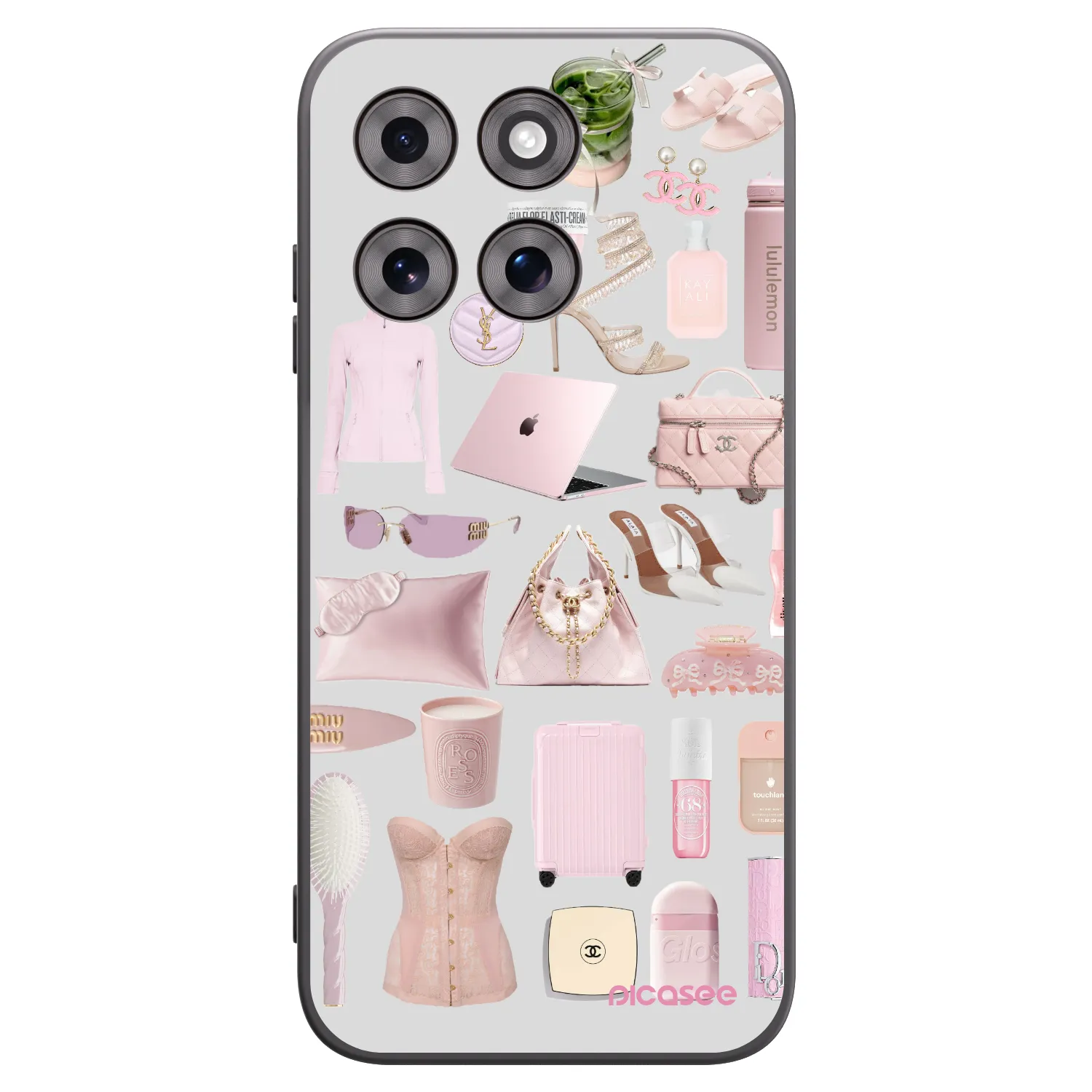 Picasee fekete szilikon tok az alábbi mobiltelefonokra Motorola Moto G77 - Glam Babe