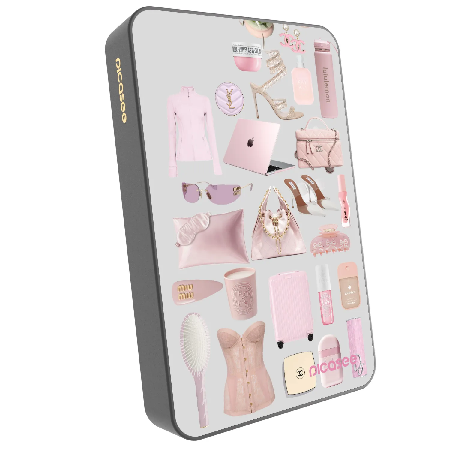 Picasee Powerbank MagSafe 10 000 mAh Szürke - Glam Babe
