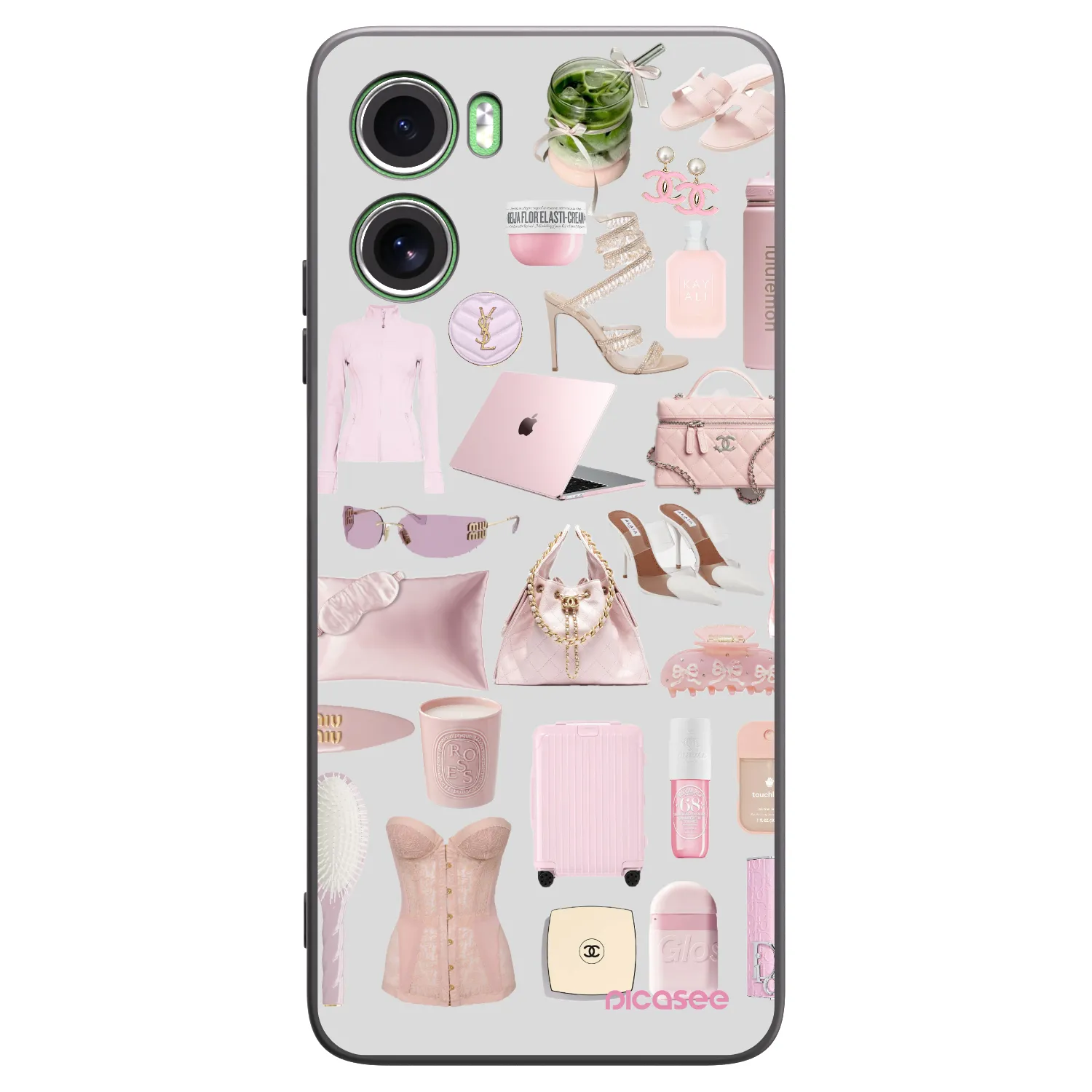 Picasee fekete szilikon tok az alábbi mobiltelefonokra Motorola Moto G06 - Glam Babe